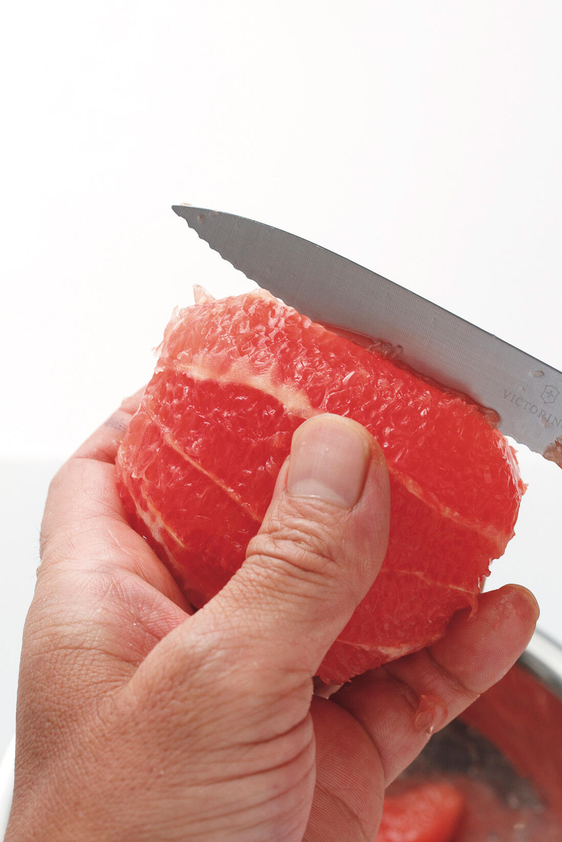 グレープフルーツの下処理