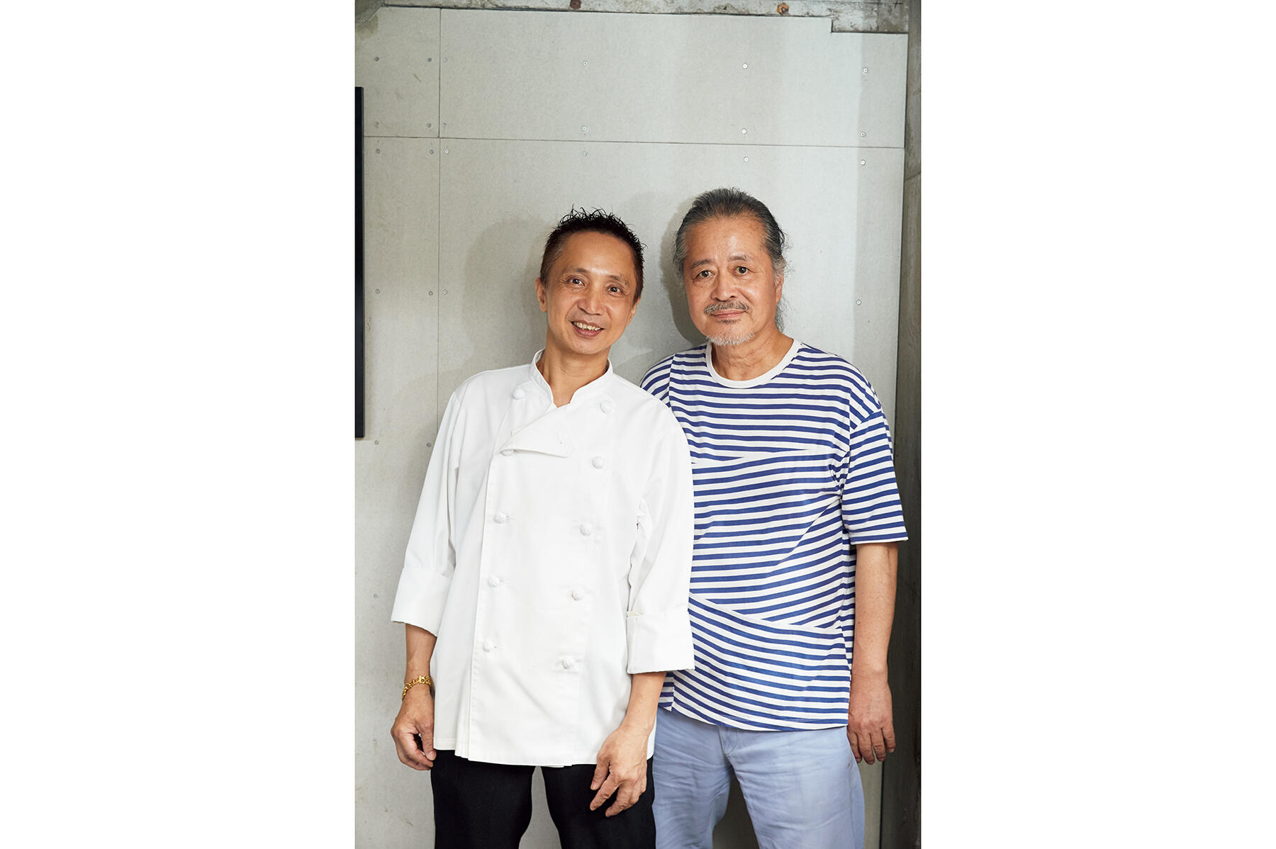 菊地和男さん、覃志光さん