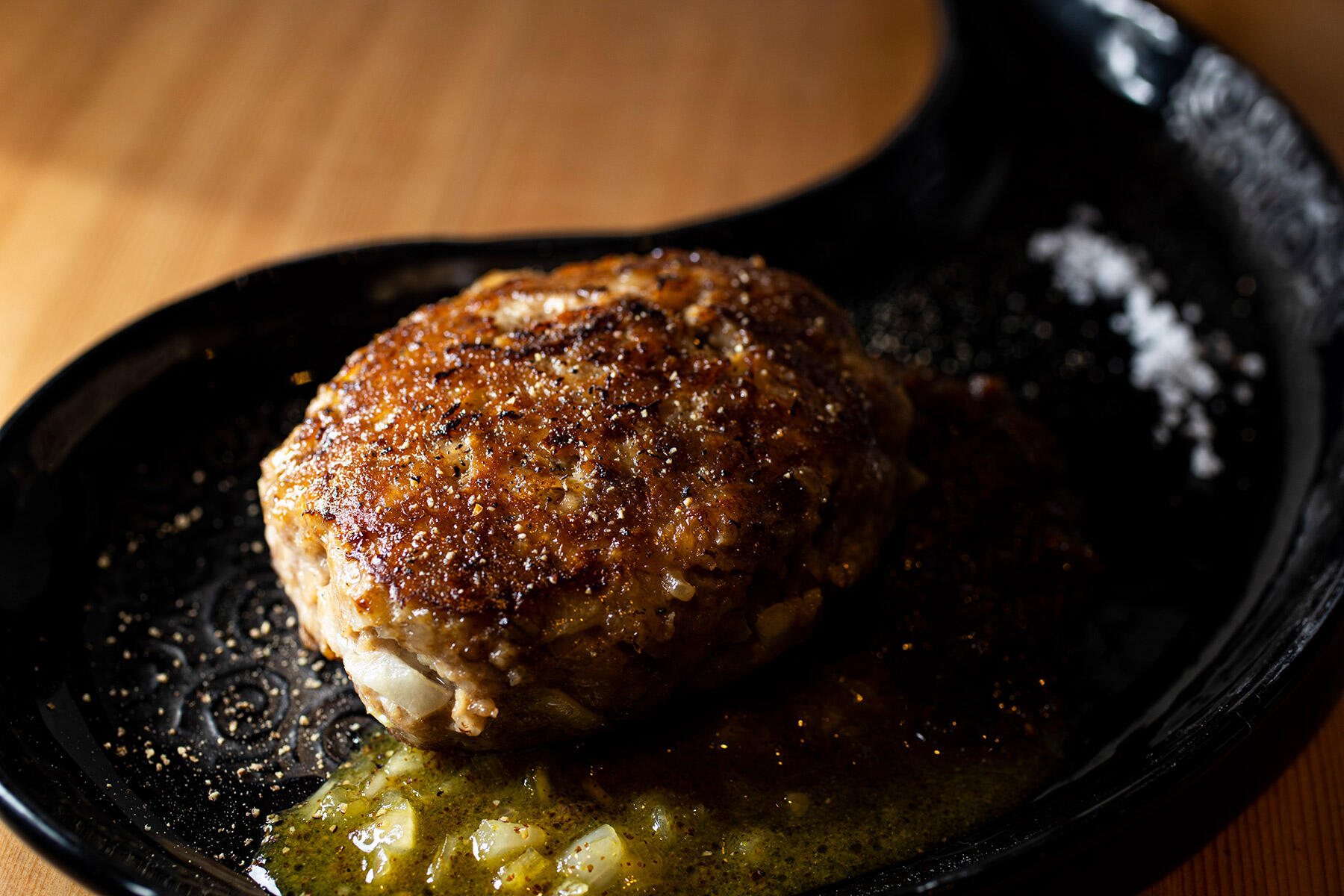 イノシシのハンバーグ