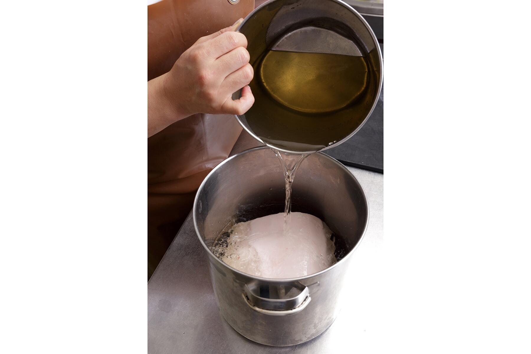 ブライン液に漬ける