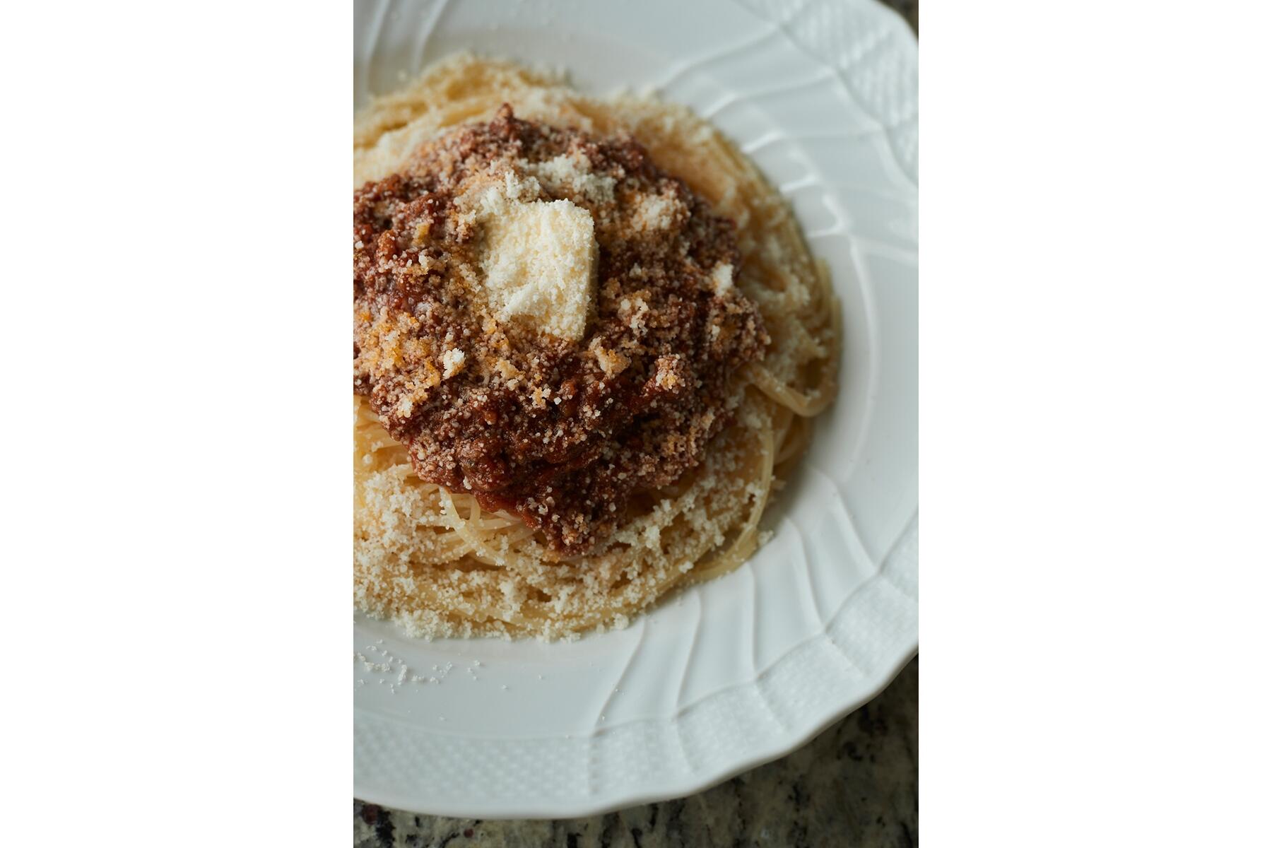 「リストランテ アルポルト」片岡護シェフの基本のミートソース・スパゲティ