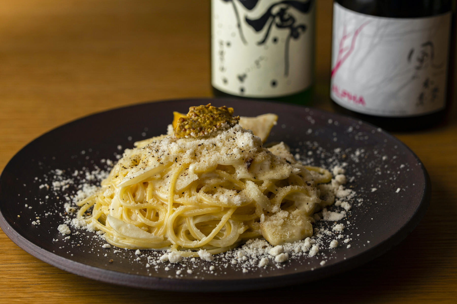 レモンクリームパスタ