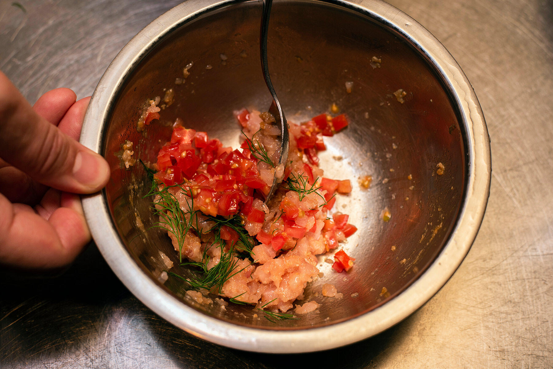 なめろう風ブリのタルタル