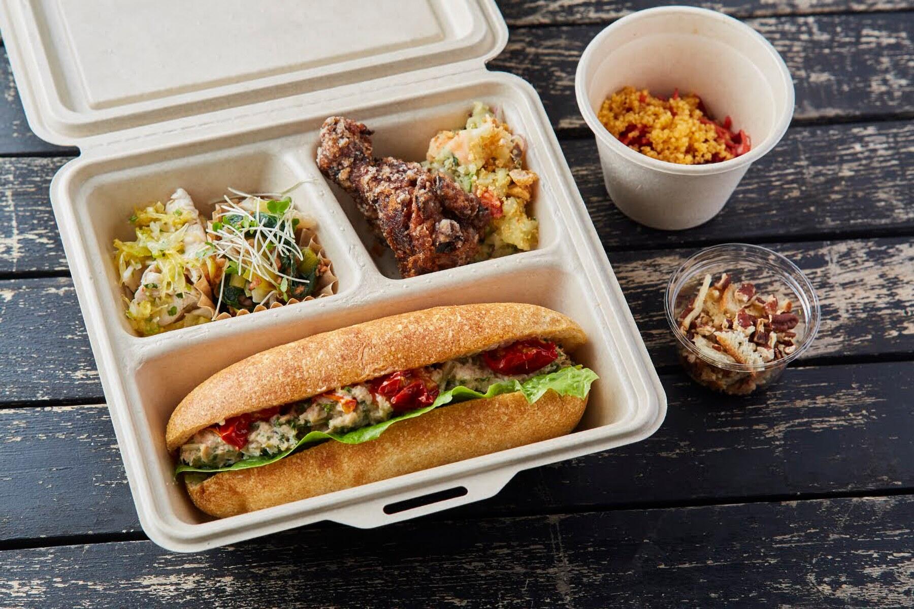 岸田シェフ監修、ツナサンド弁当