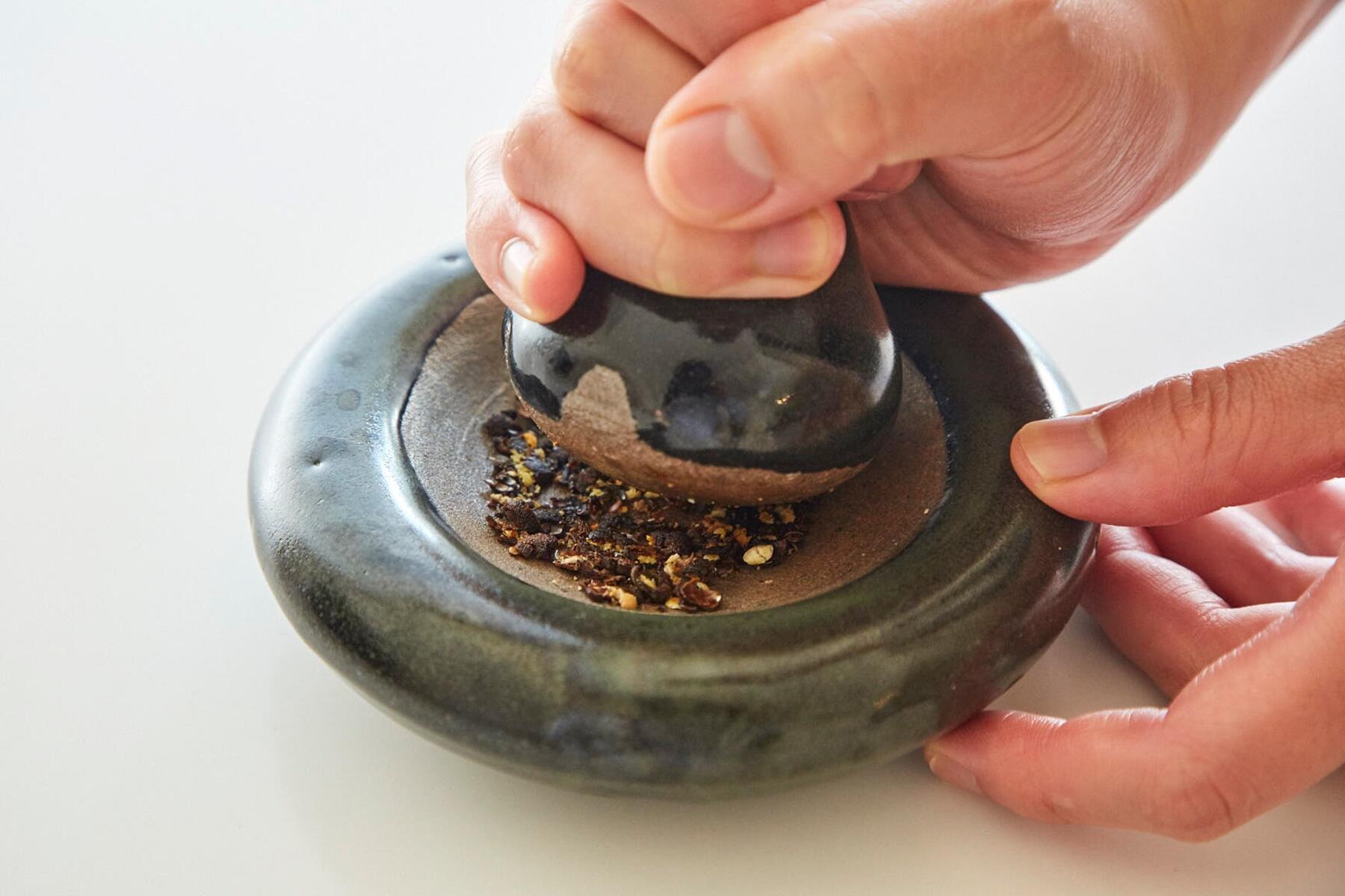 馬告塩をつくる