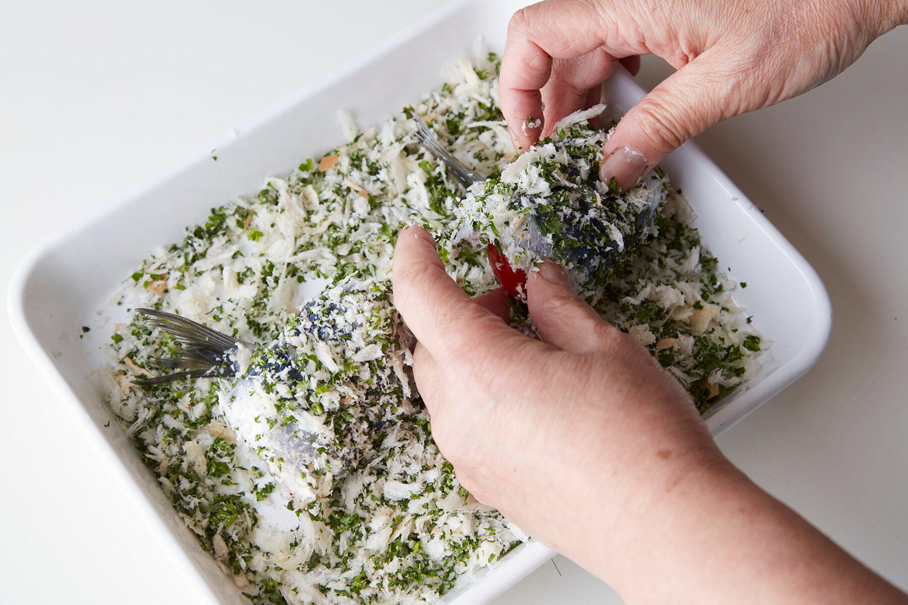 パン粉をつける