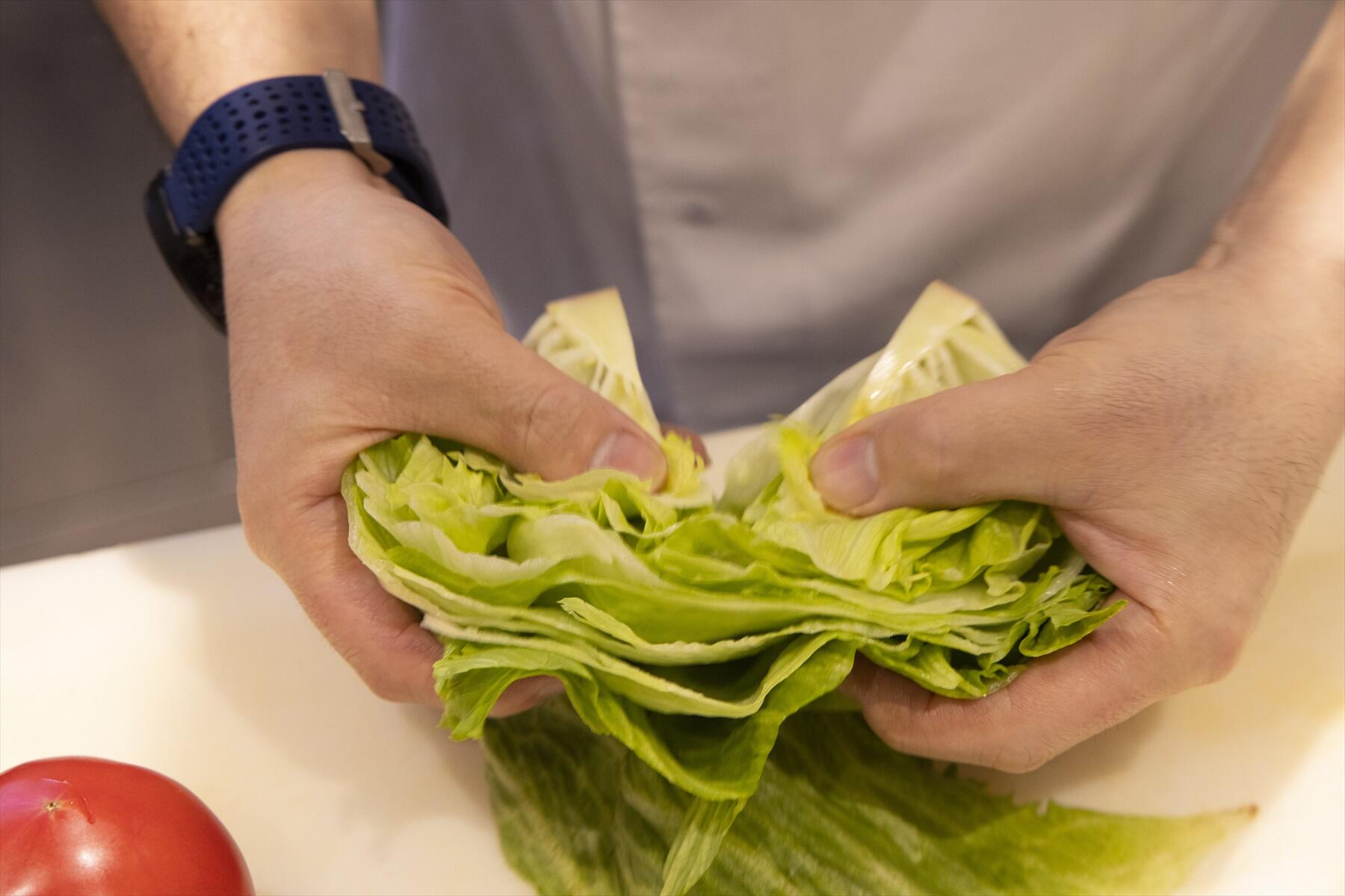 レタスのゆで時間は、3秒