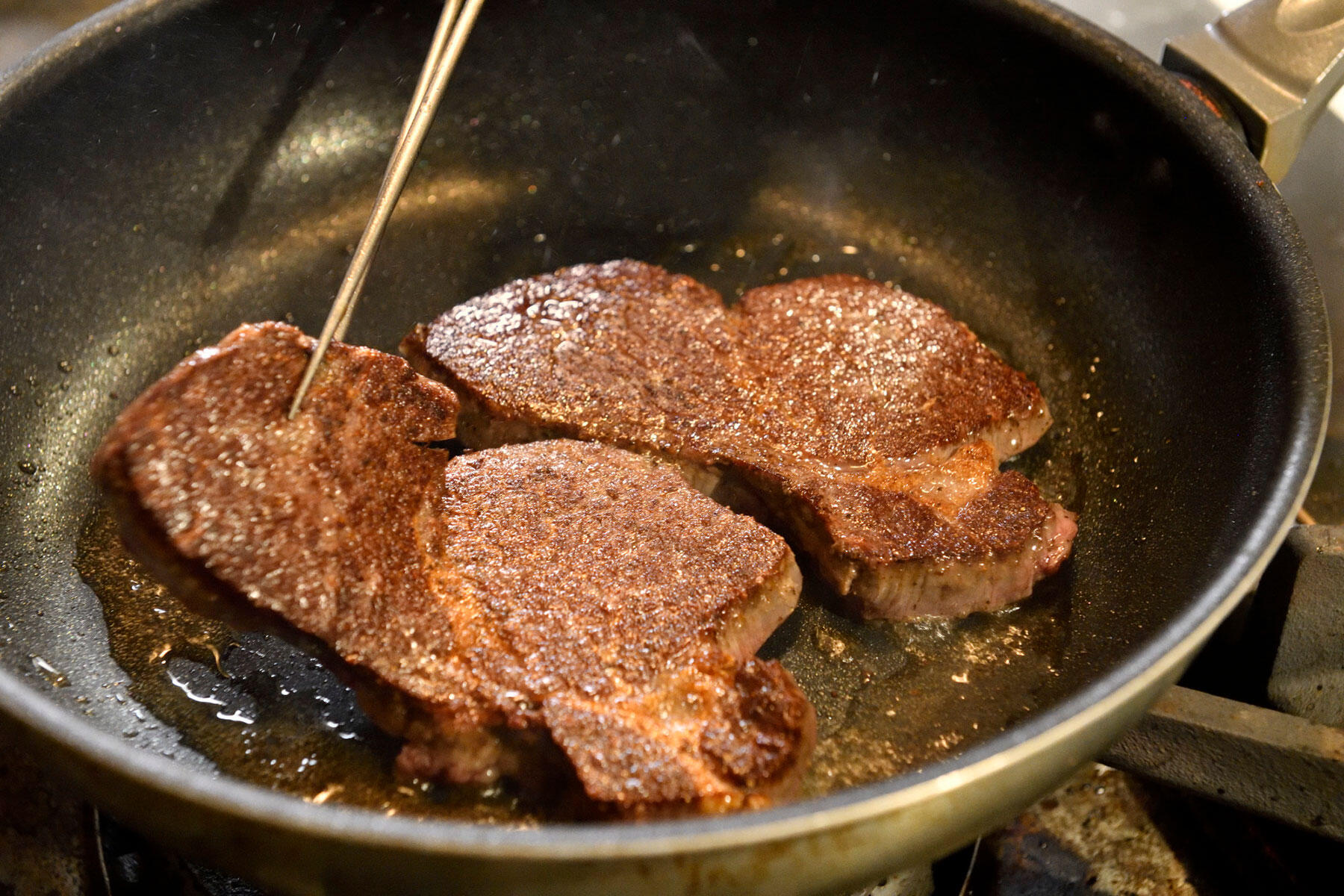 四川式のステーキ