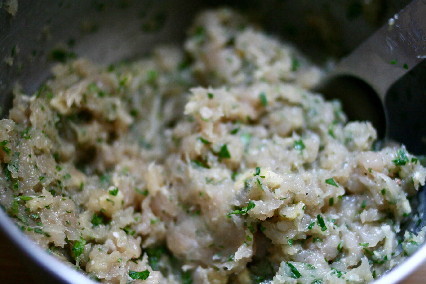 鶏団子をつくる