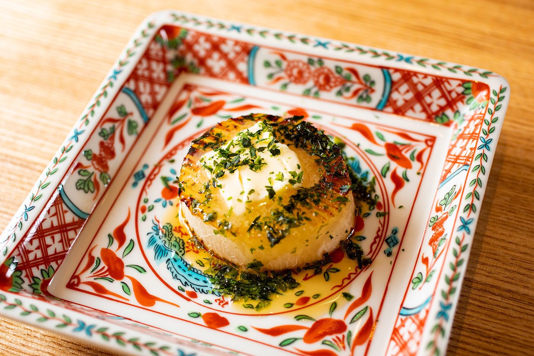 大根ステーキ 海苔バター風味