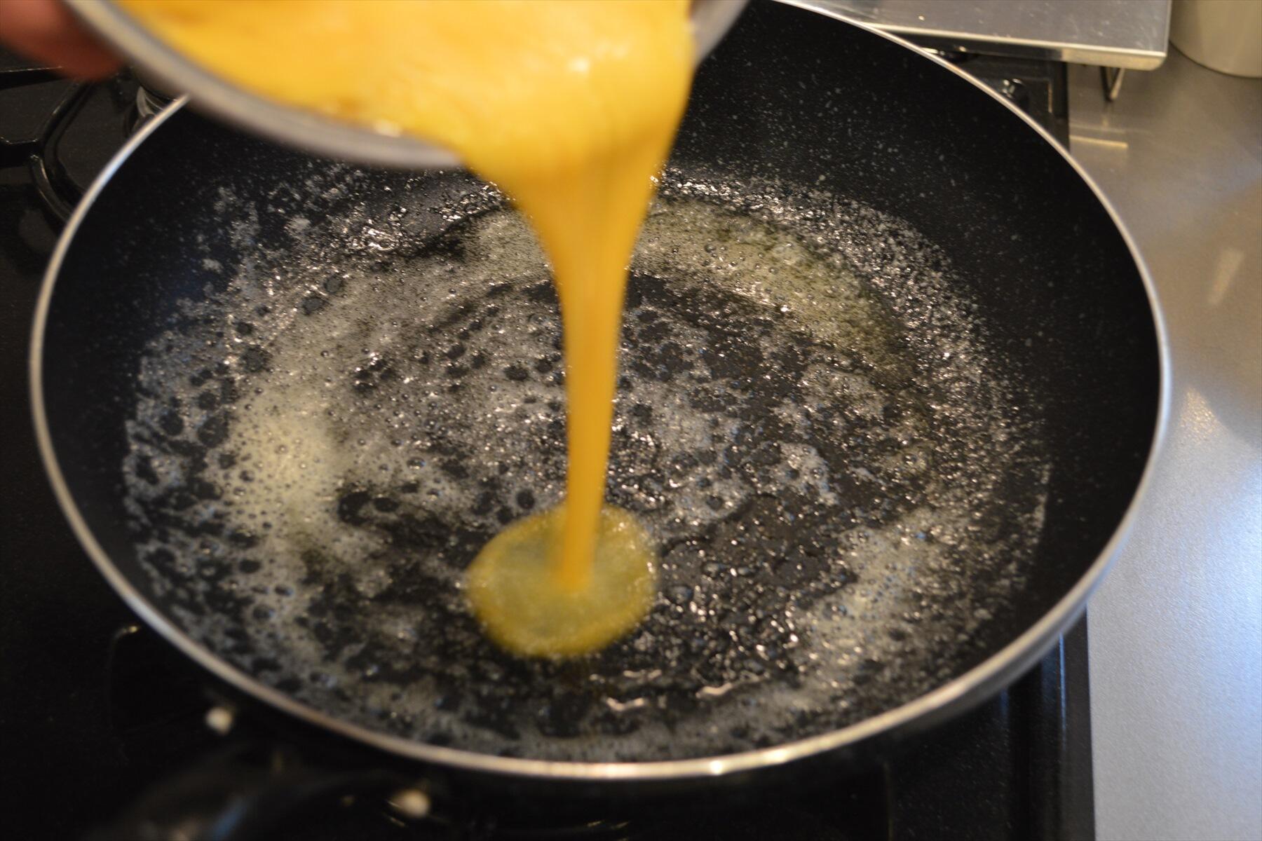 オムライス作り