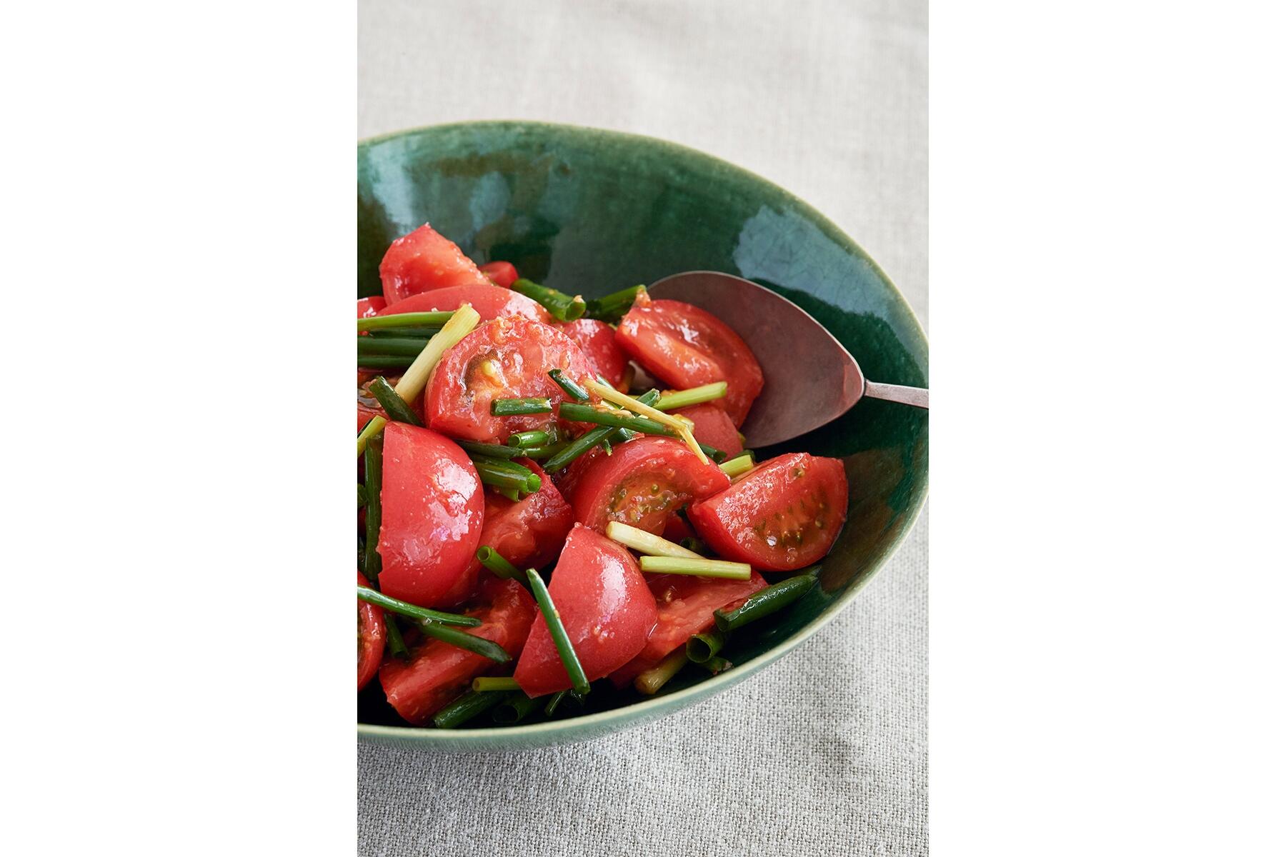 トマトの辛味和え