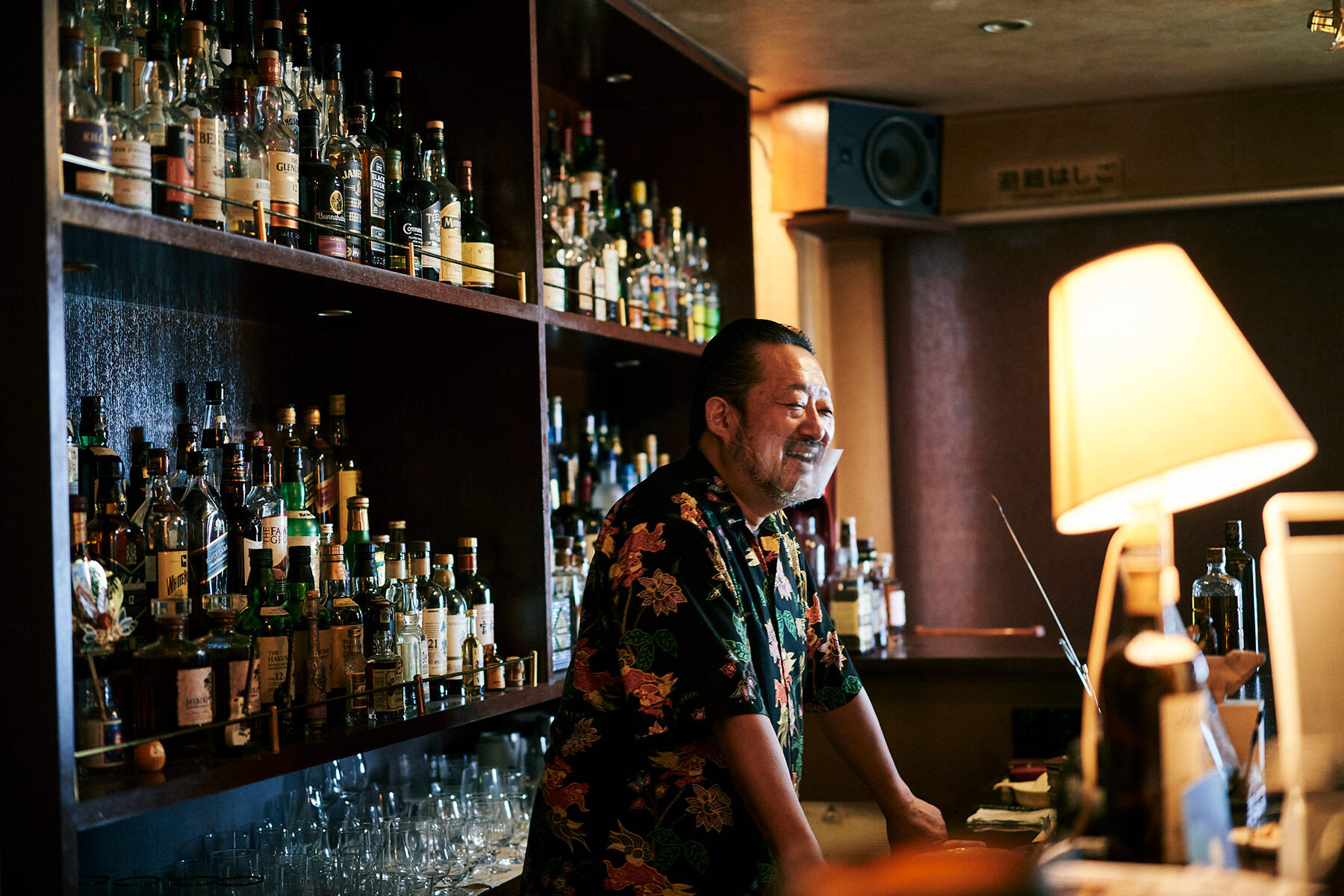 オーナーバーテンダーの田中雅博さん