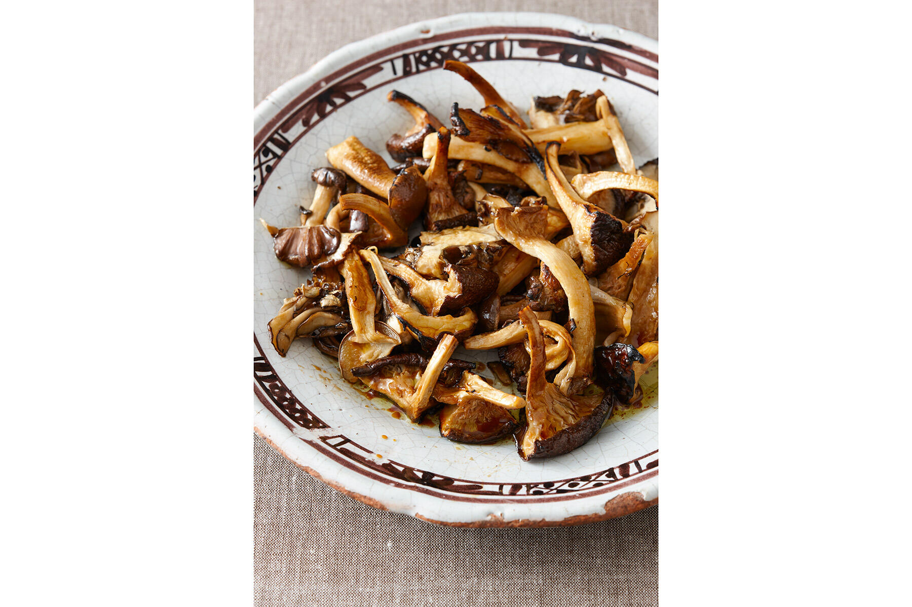 焼ききのこのオリーブオイル醤油和え