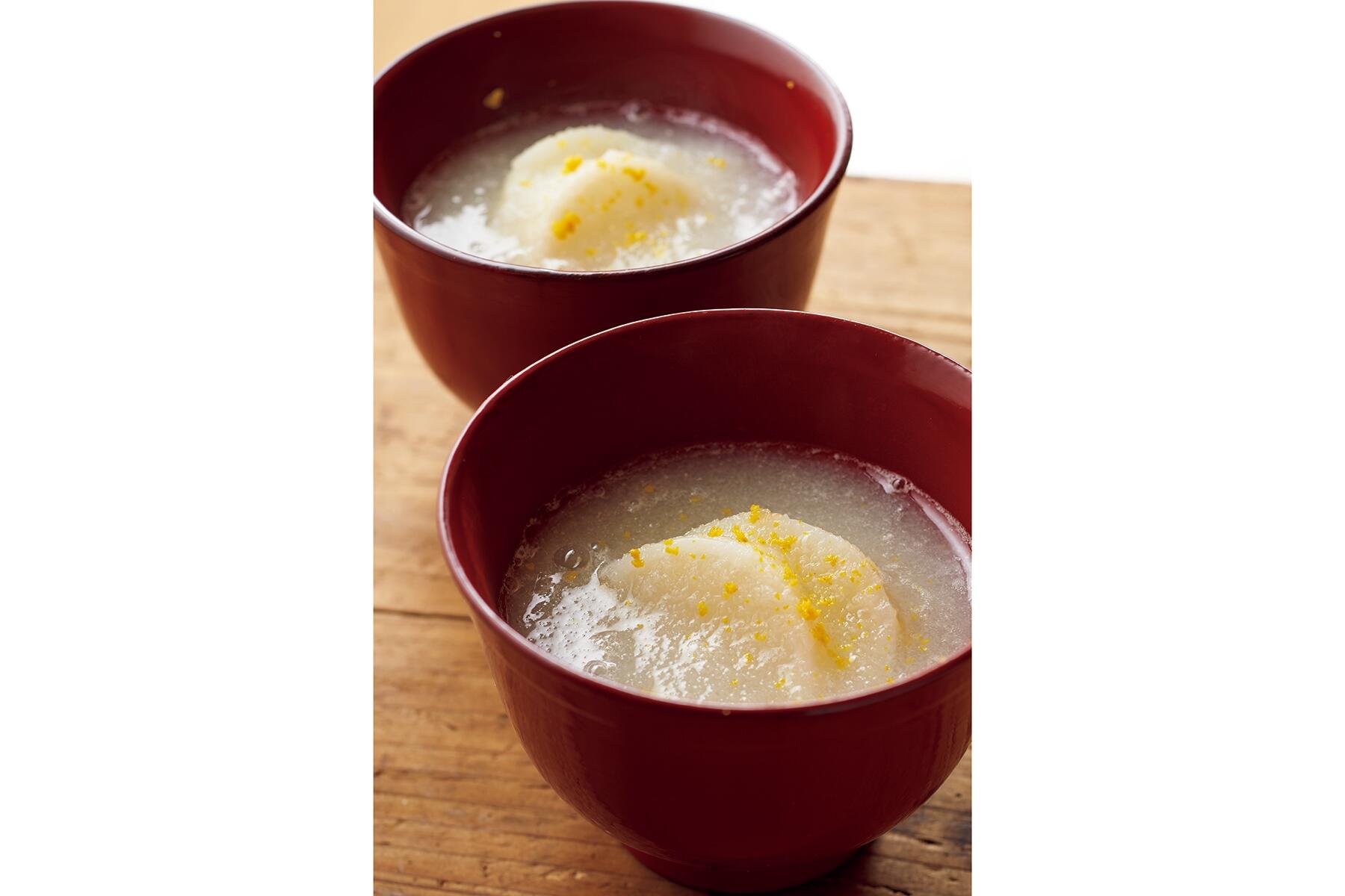 とろりと清らかな味わいの“かぶのみぞれ椀”