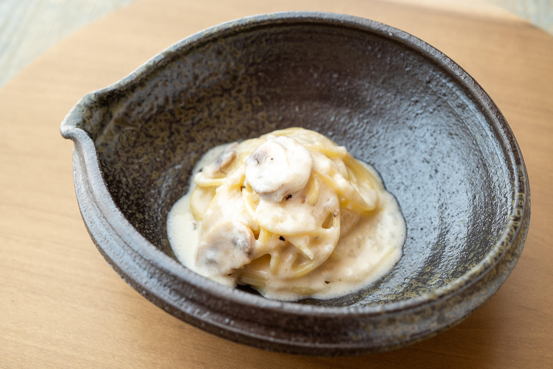 鮒寿しのクリームパスタ