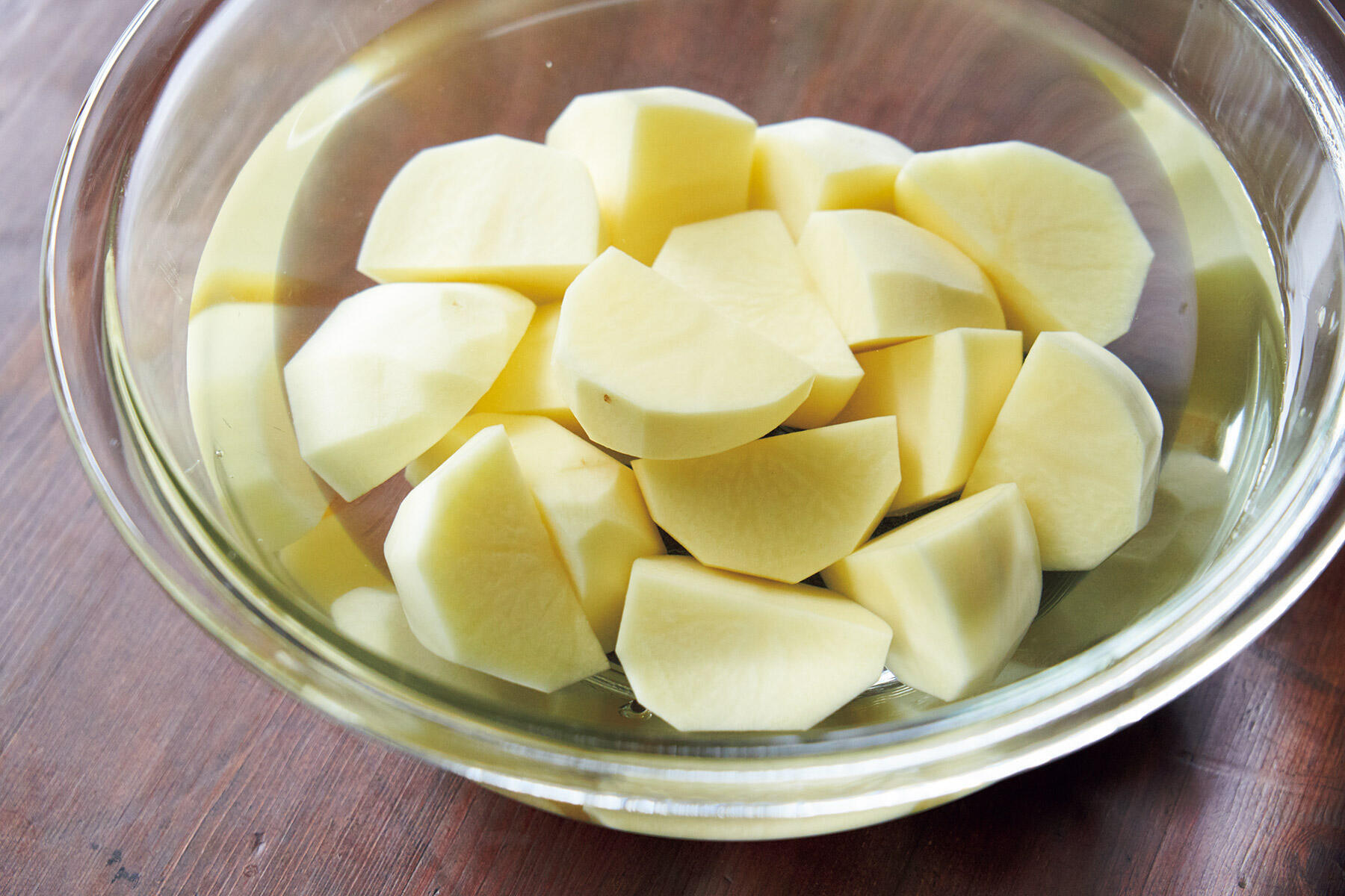 じゃがいもの下ごしらえ