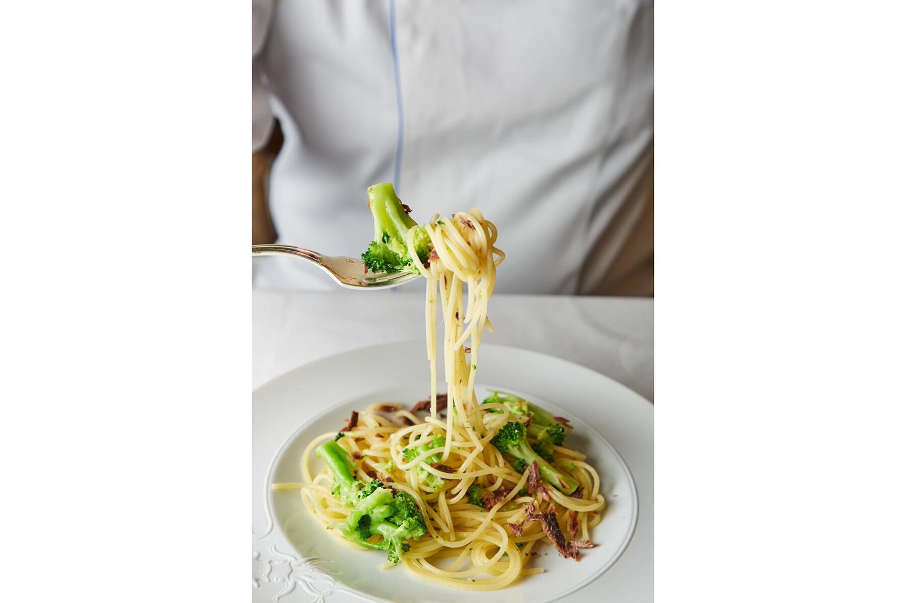 アンチョビとブロッコリーのスパゲッティ