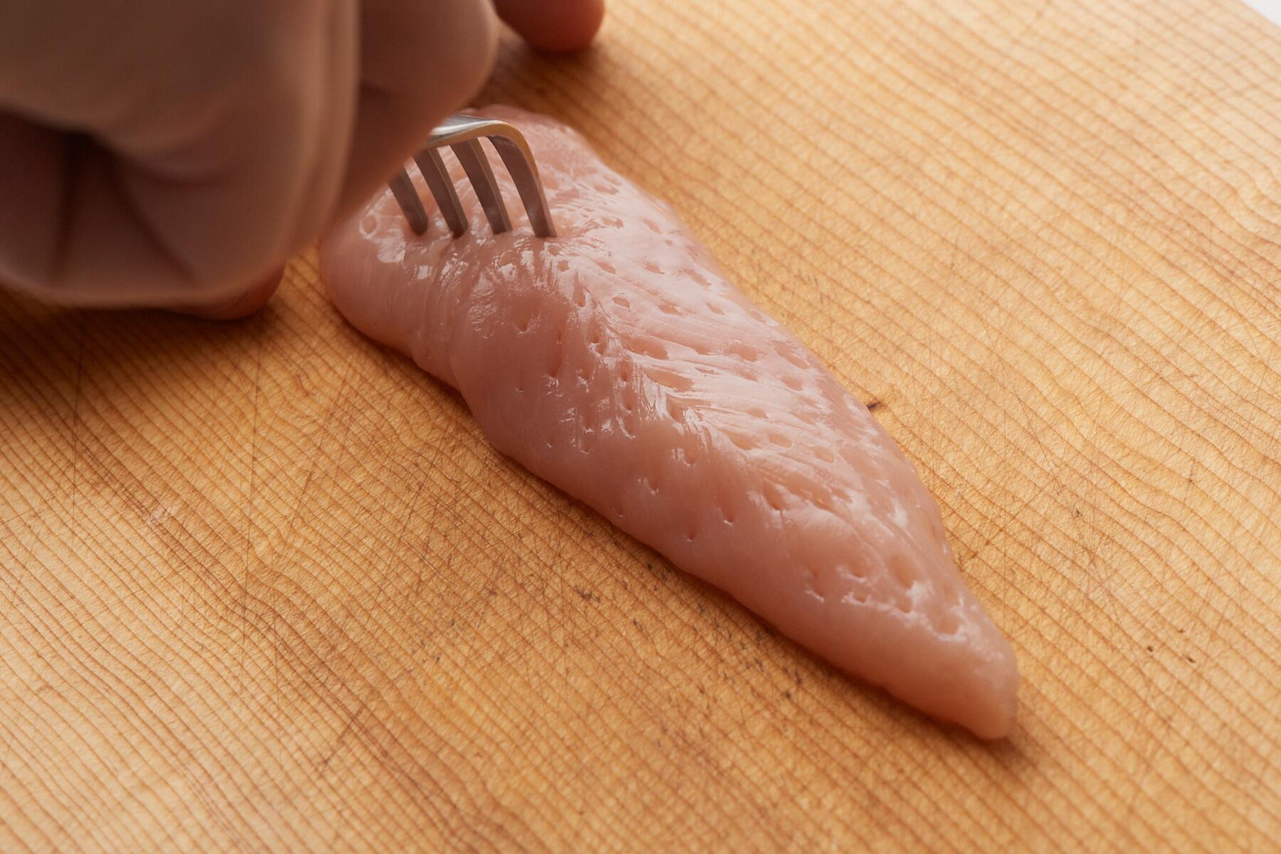 ささみの下ごしらえ