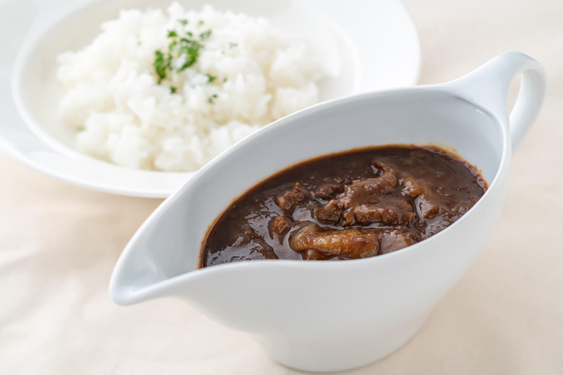 「アカシア」のハヤシライス