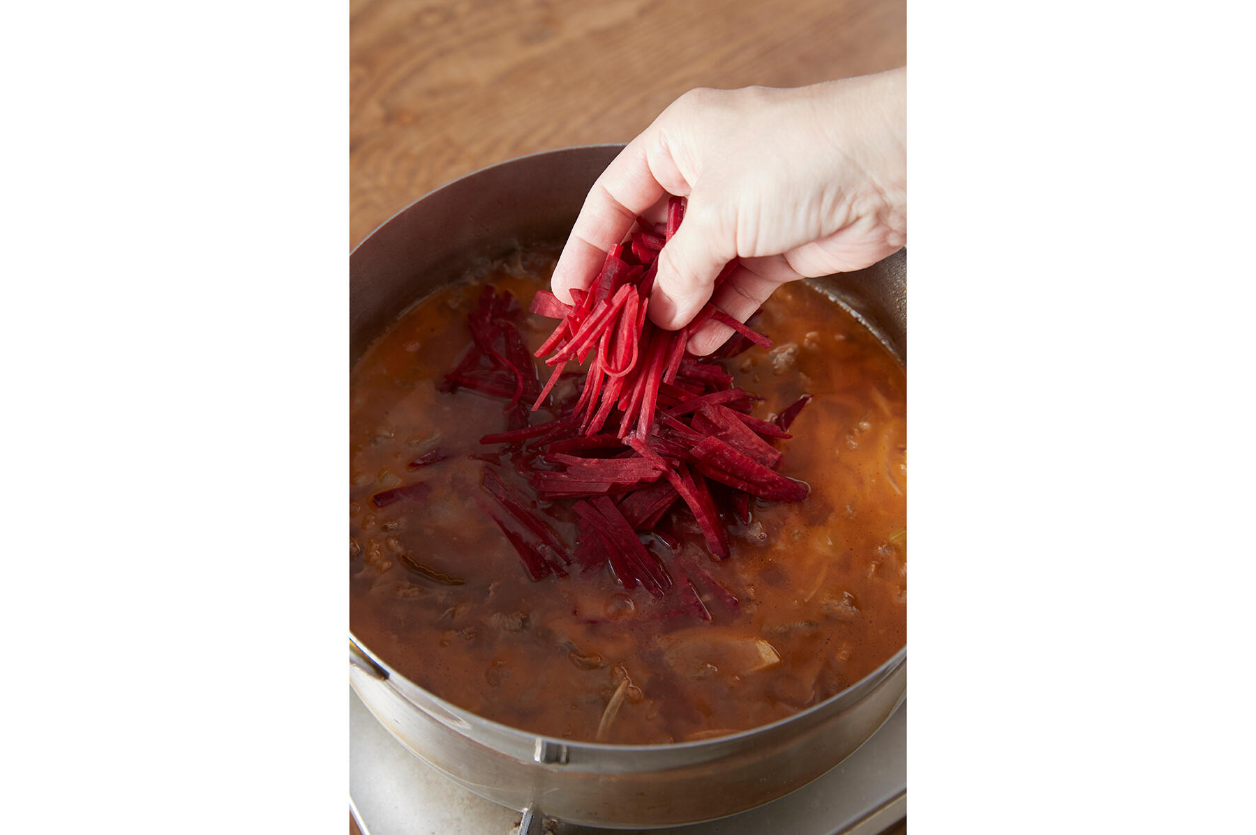 ビーツを加える