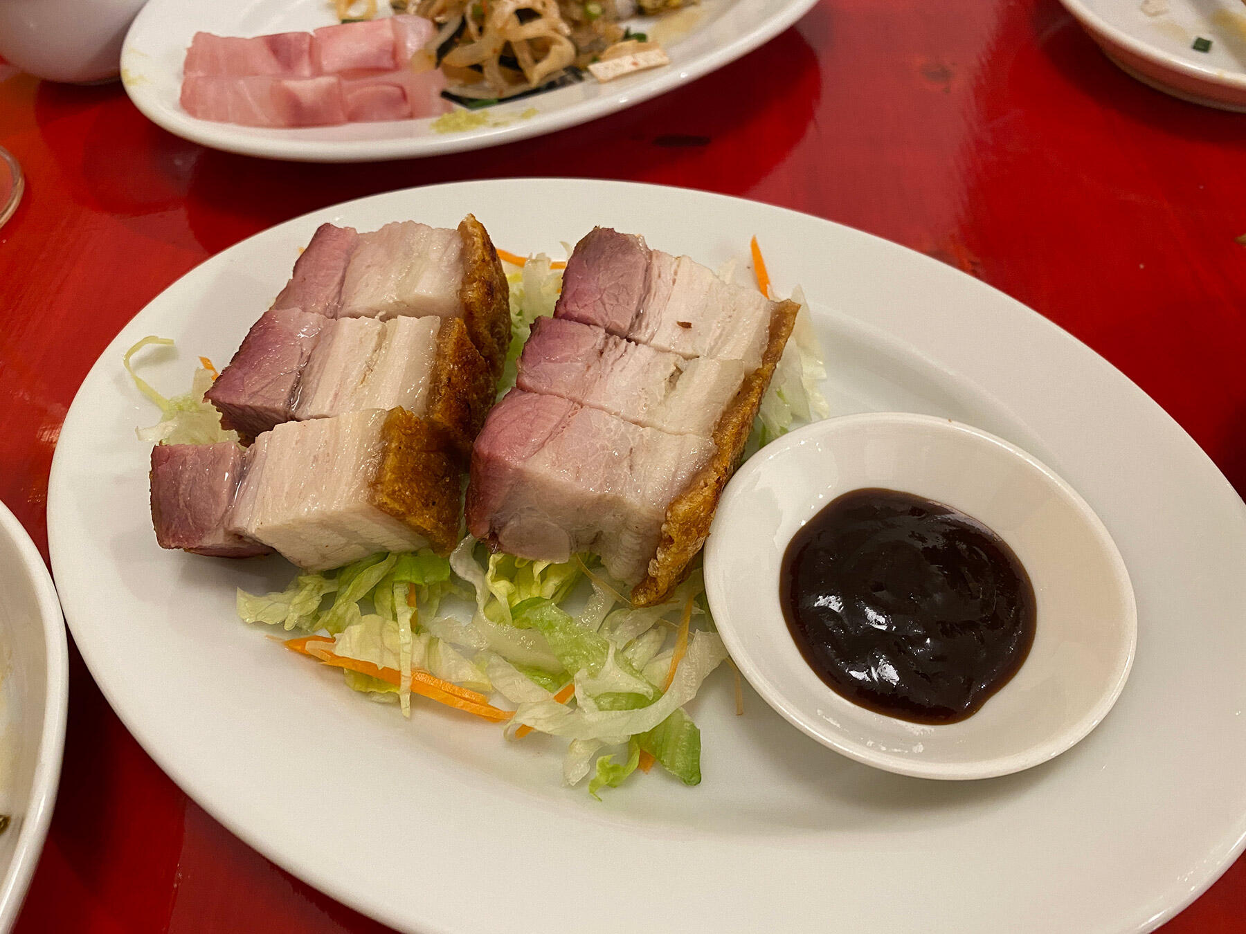 窯焼きの豚ばら肉