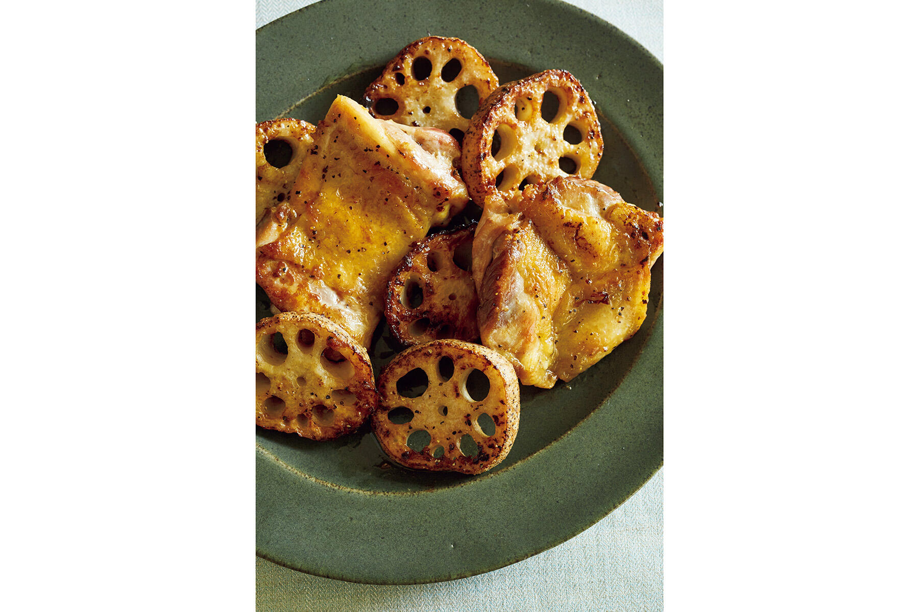 れんこんのじっくり焼き