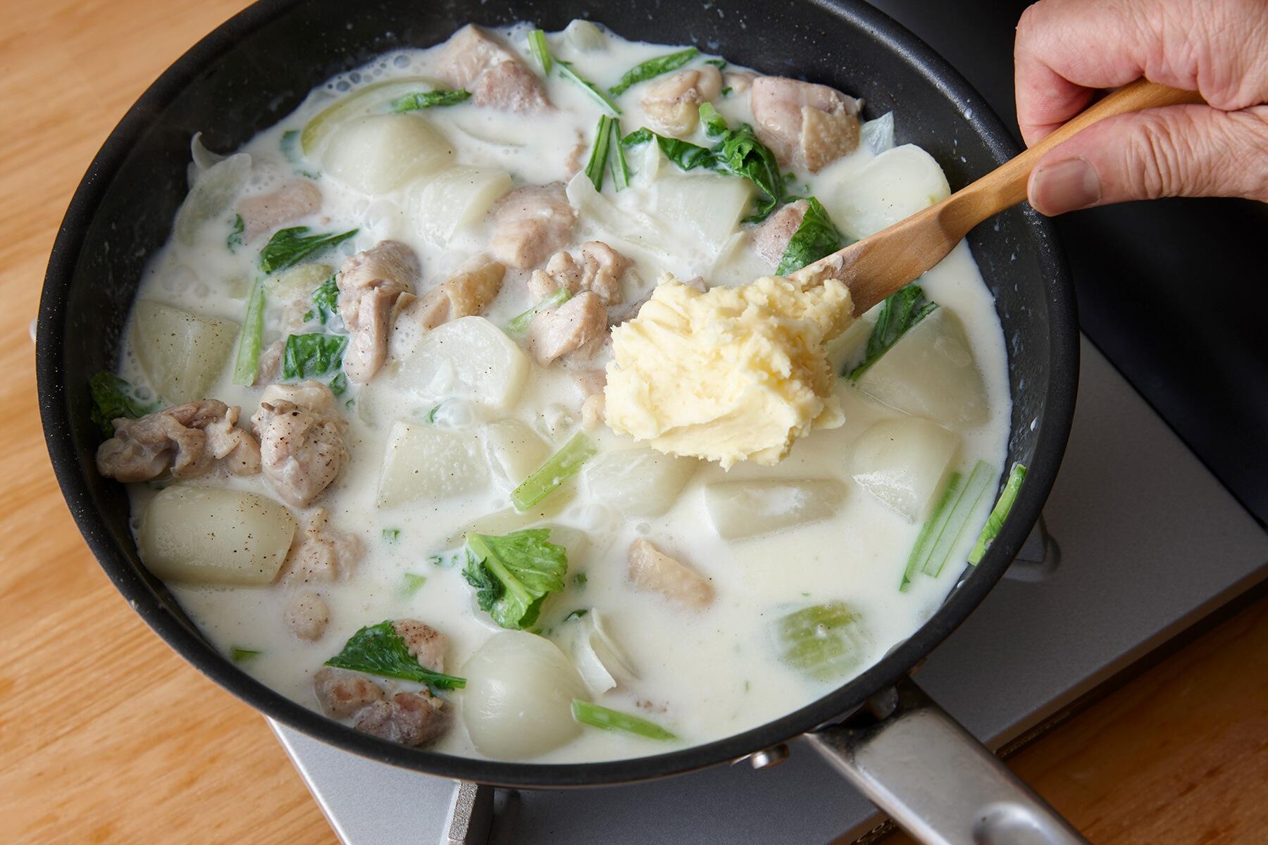 ブールマニエを加える