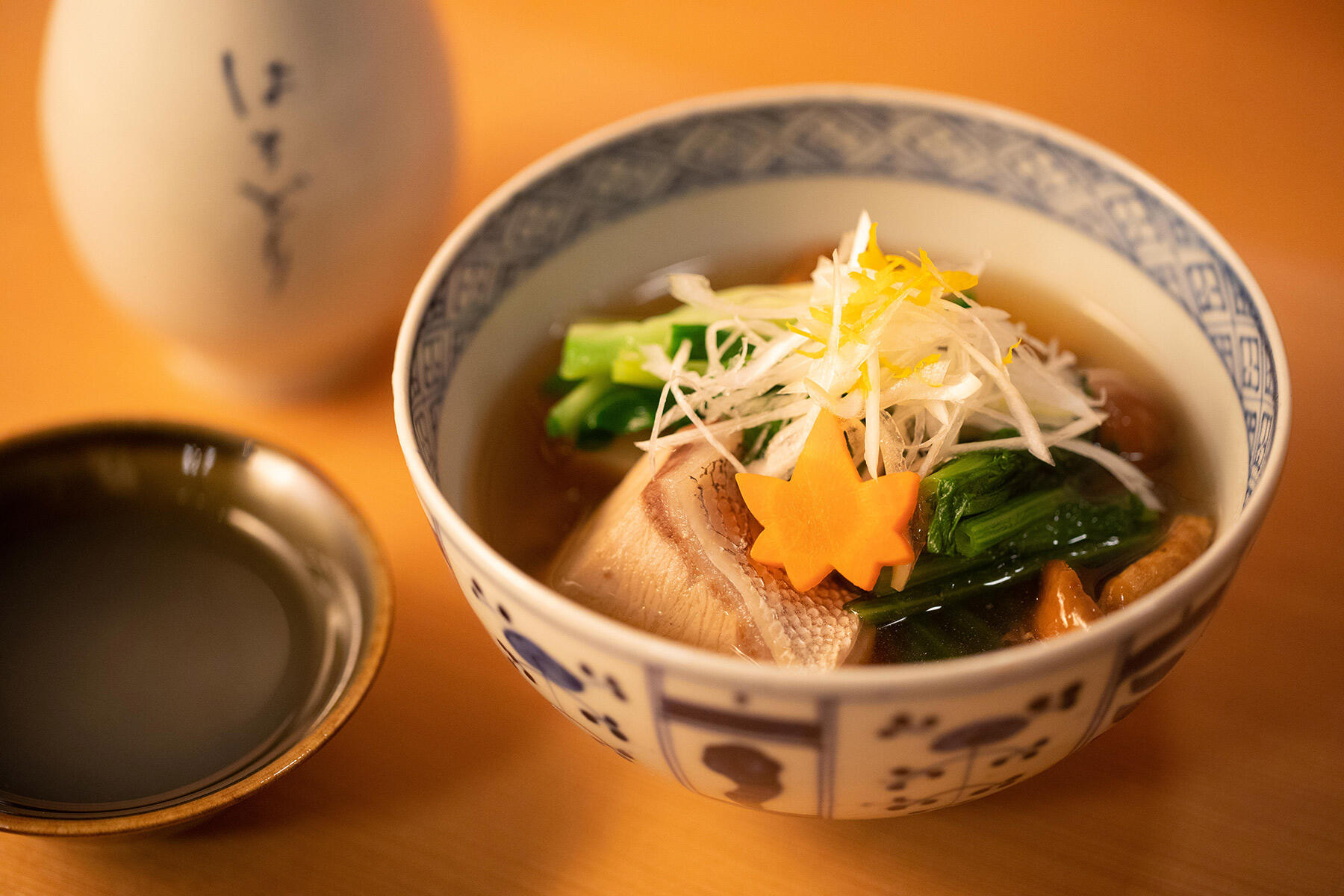 寒ブリと庄内野菜のお椀