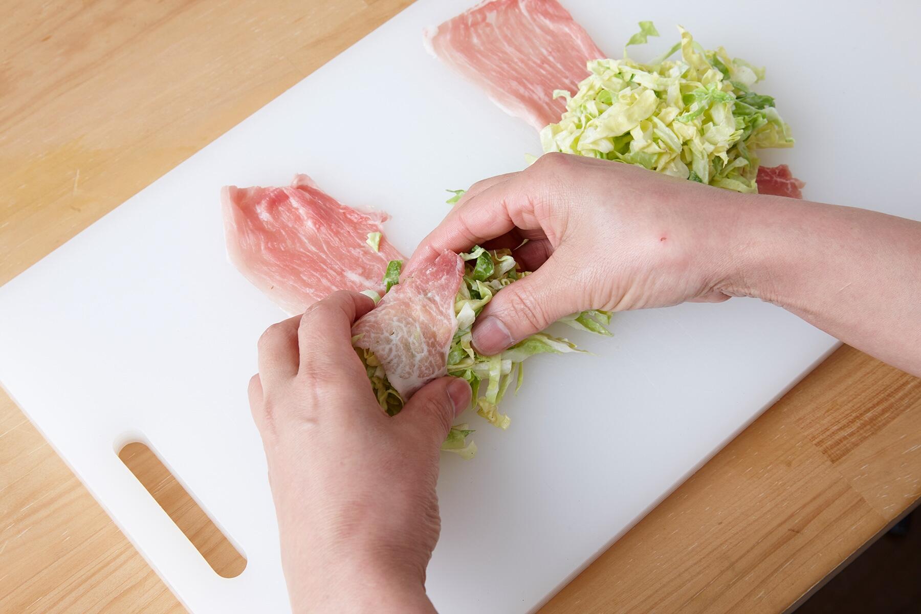 耐熱容器に並べる