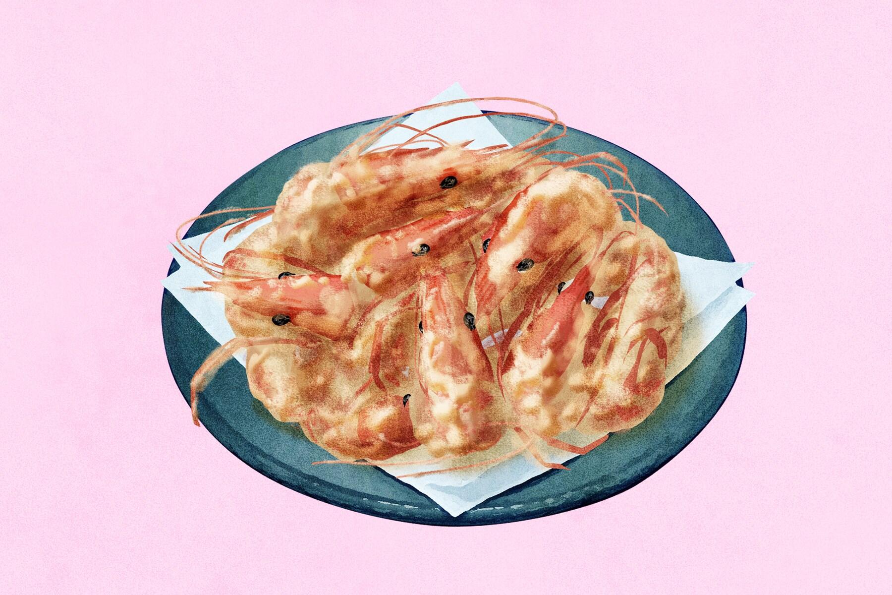 テナガエビの唐揚げ