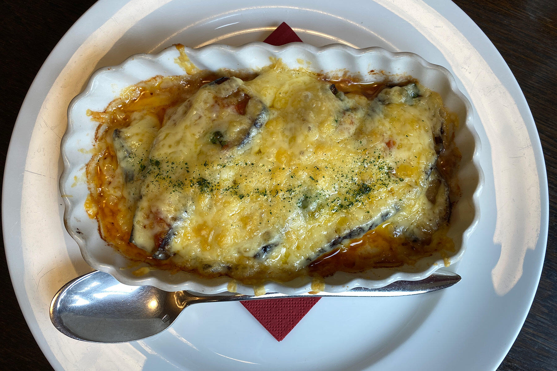 茄子のパルマ風グラタン