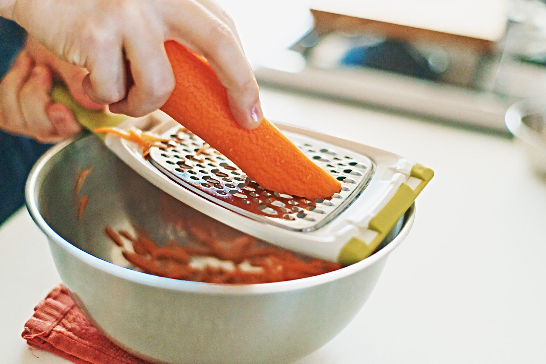 にんじんの下ごしらえ