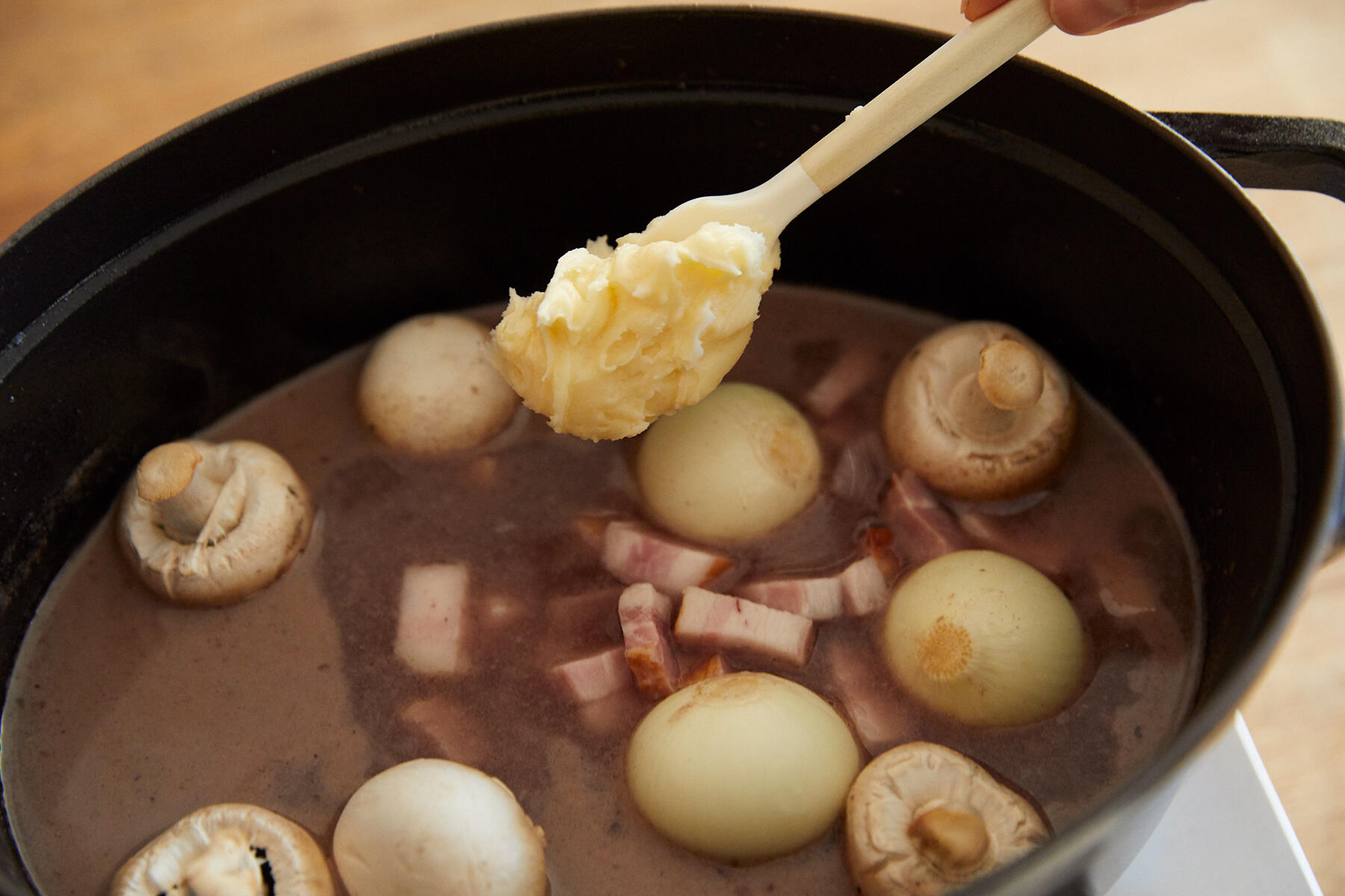 ブールマニエを加える