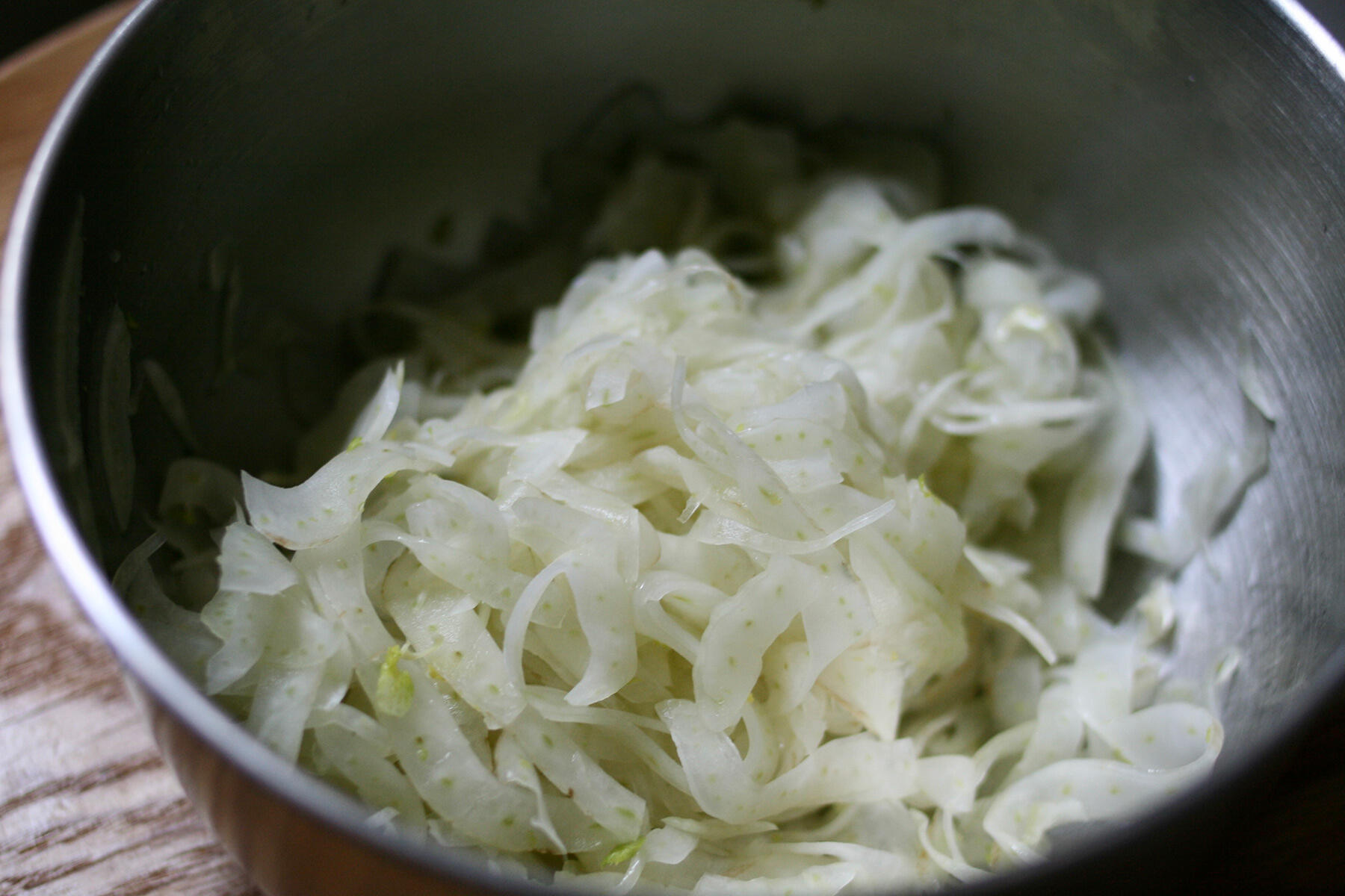 フェンネルの下準備