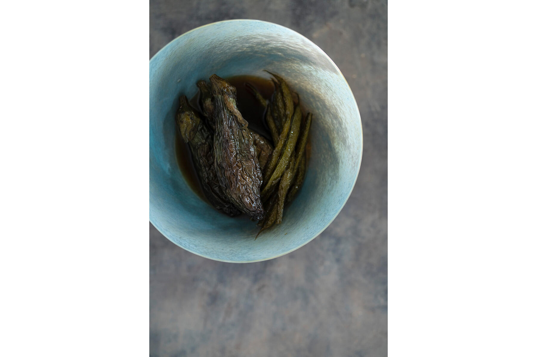 すっきりとした味わいの“なすといんげんの揚げ浸し”