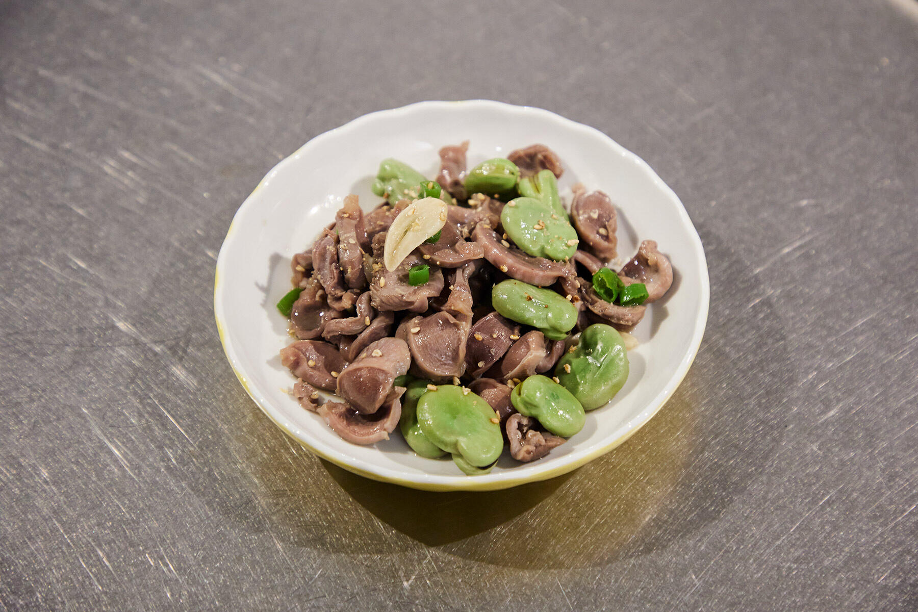 砂肝の炒め物