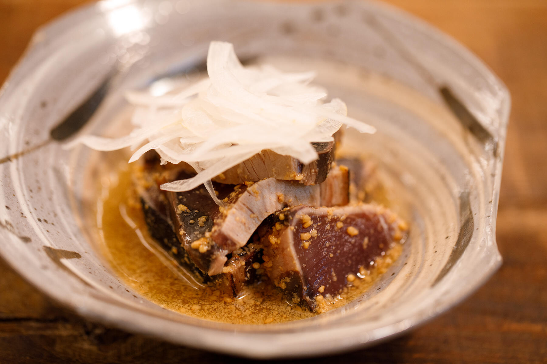 カツオのごま酢漬け