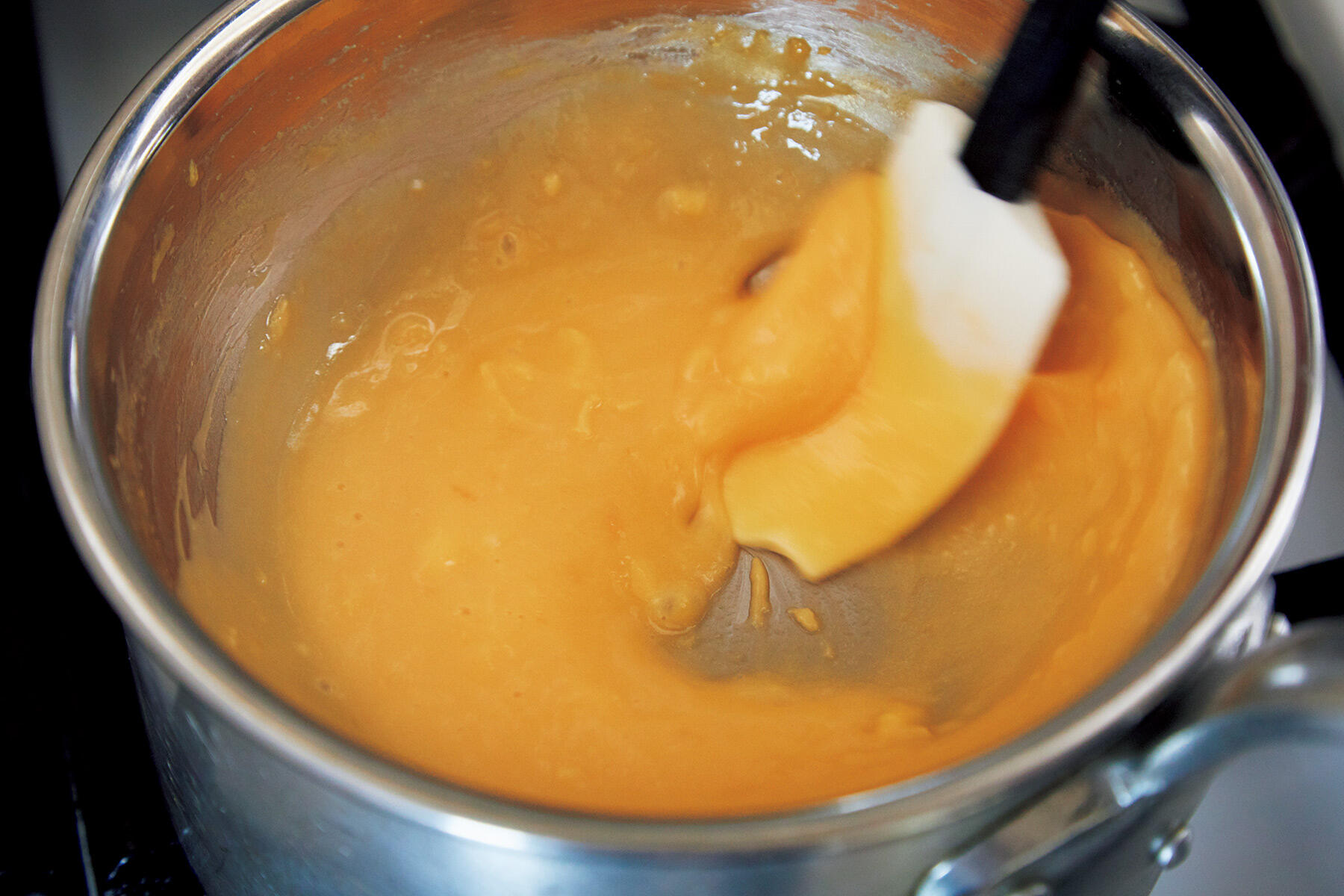 常温で卵液を混ぜる