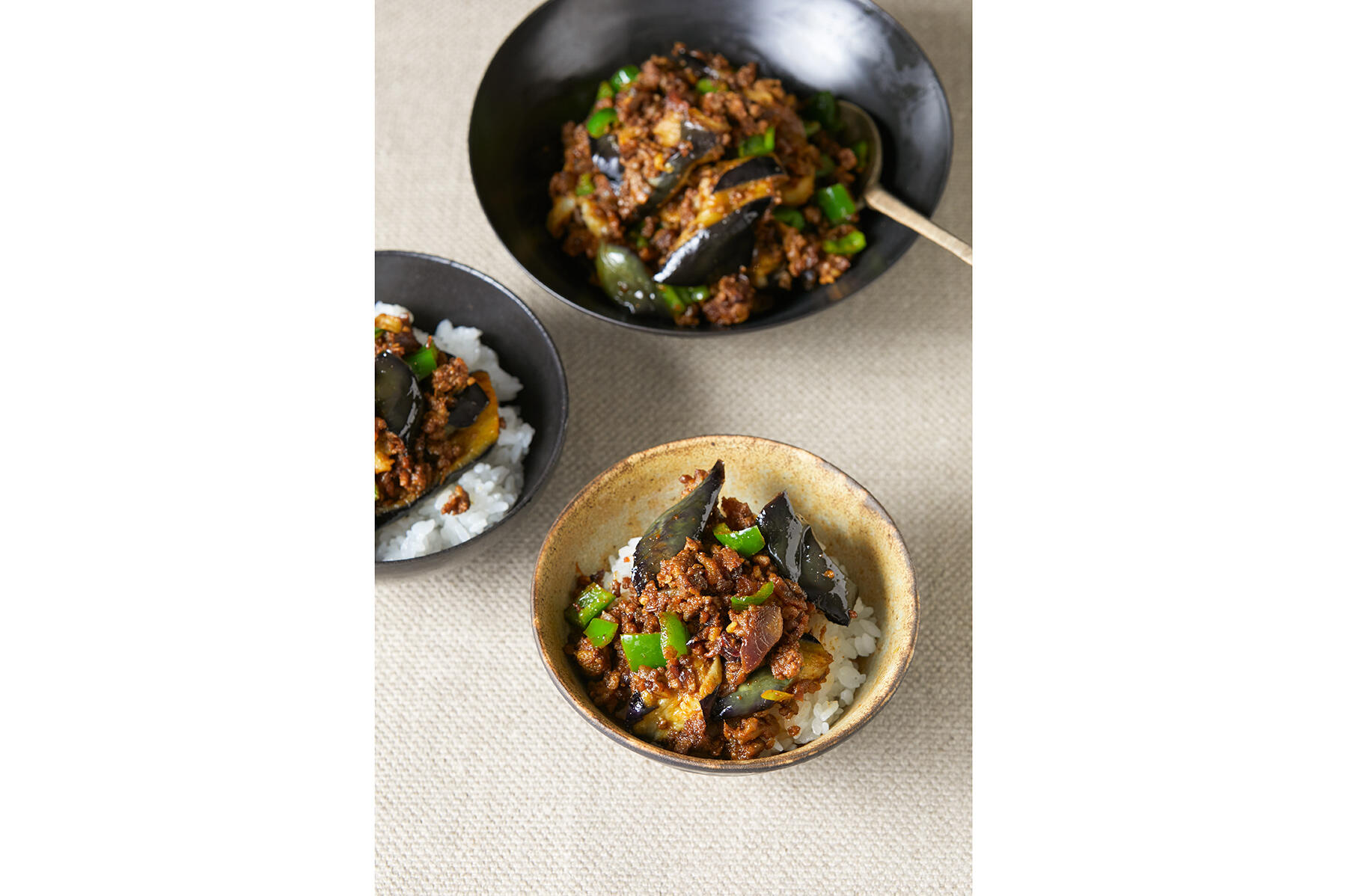 なすの炒めカレー