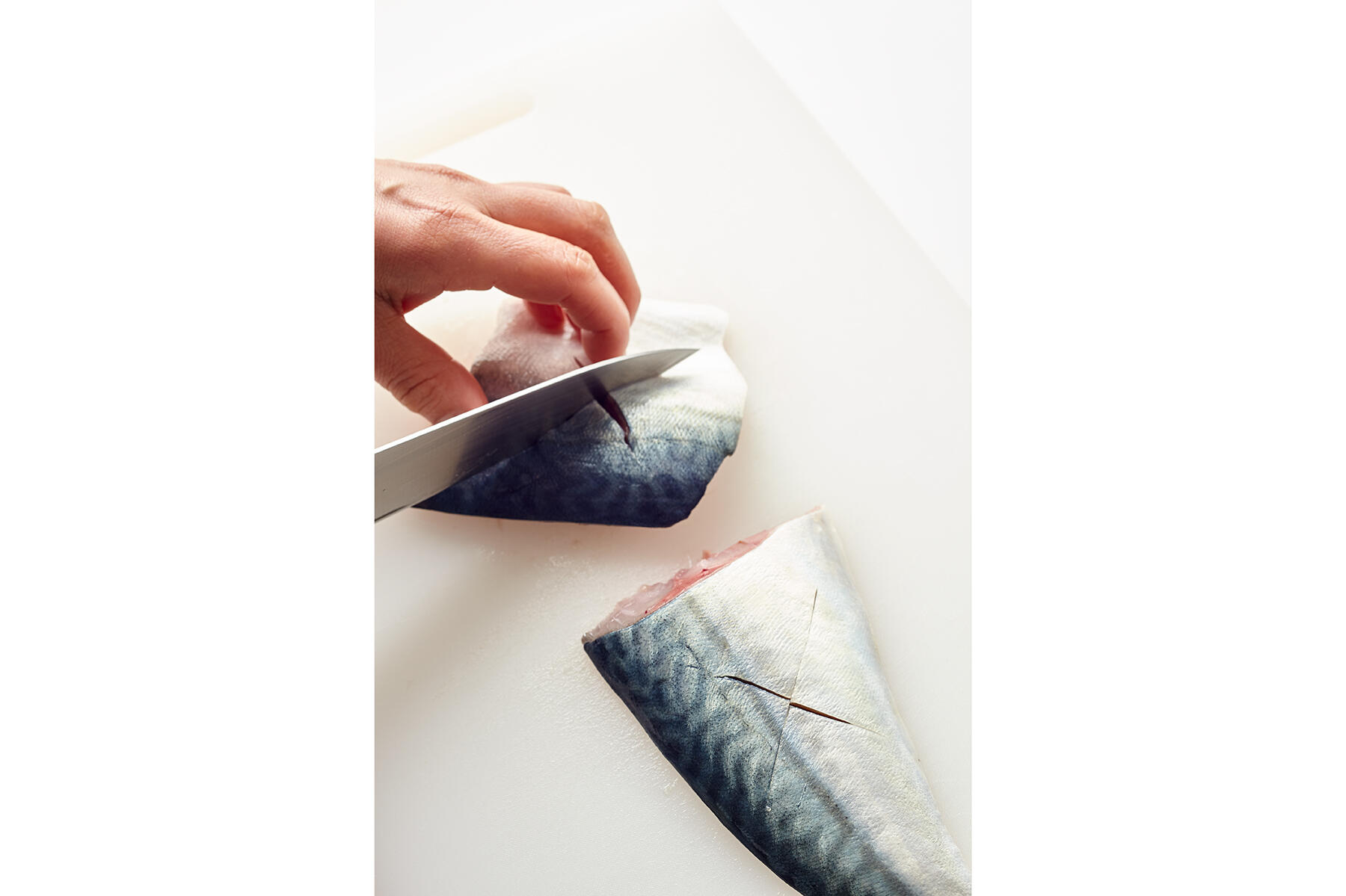 切り込みを入れる