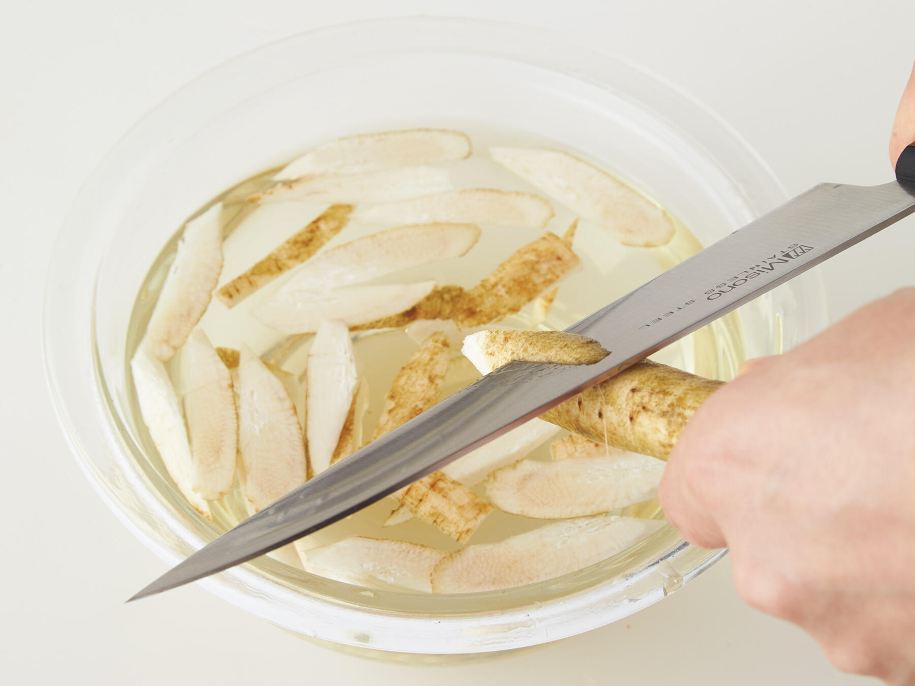 ごぼうの下ごしらえ