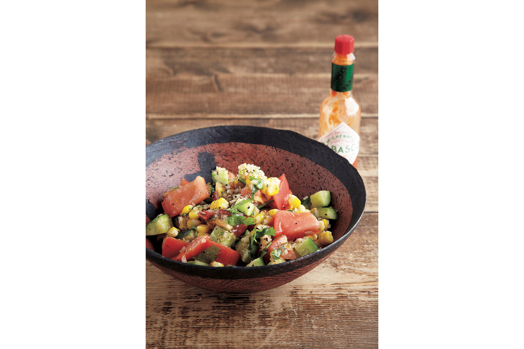 焼酎に合う酸味と辛味が爽やかな“メキシカンサラダ”