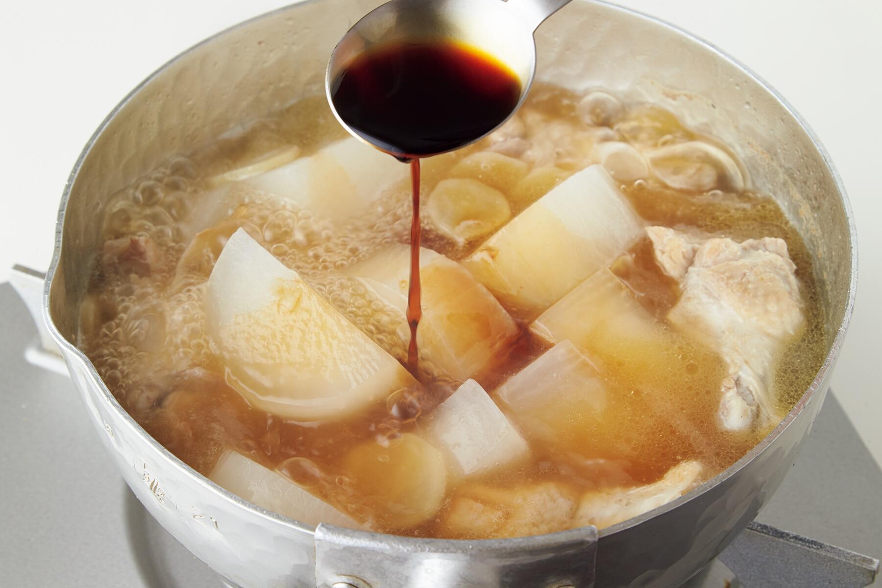 さらに煮込み、仕上げる