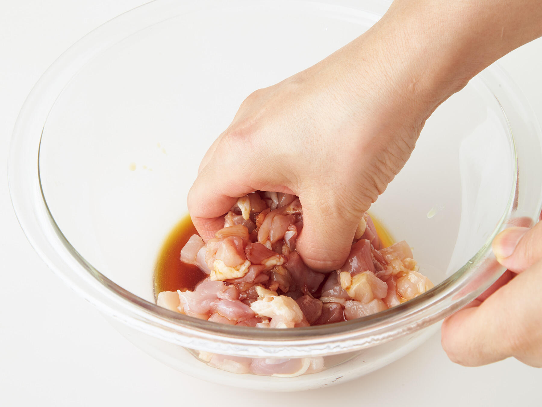 鶏肉の下準備