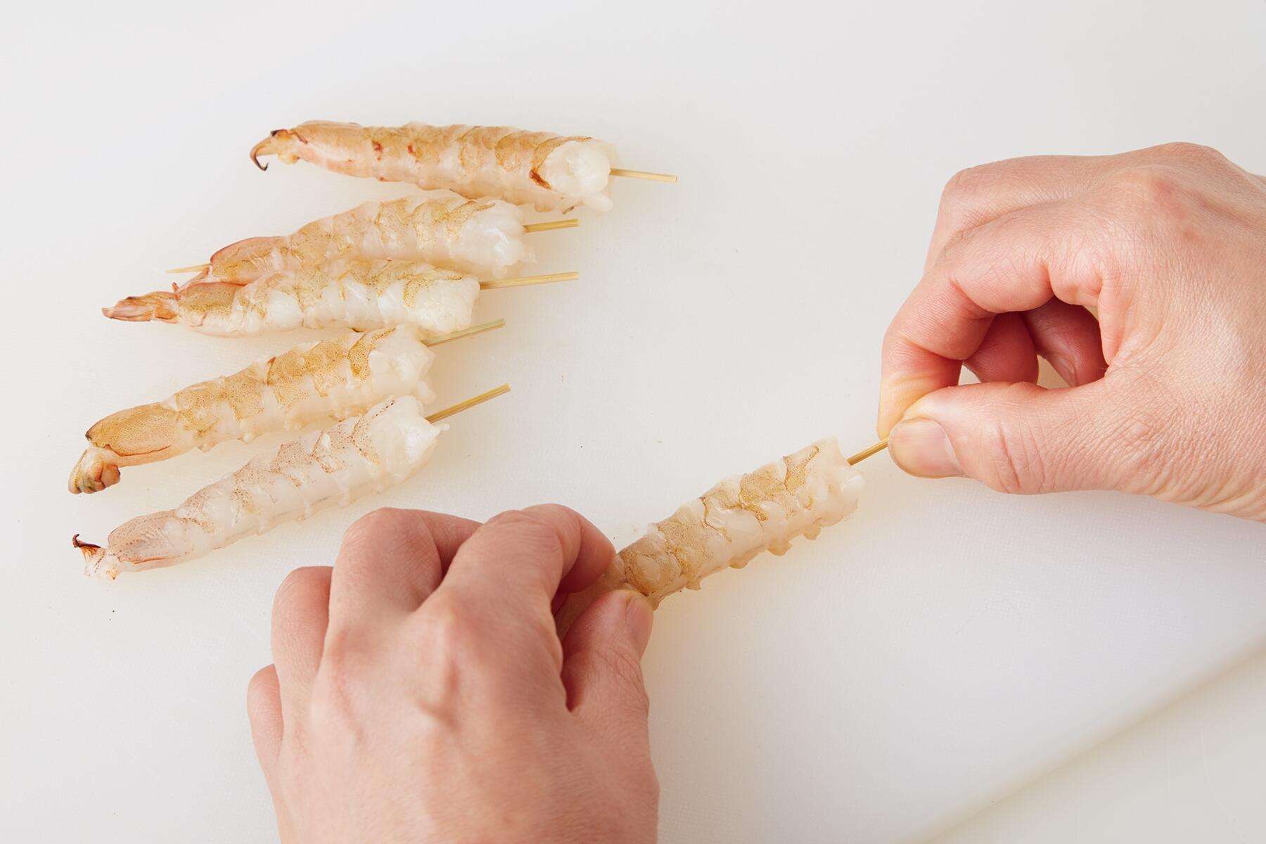 エビの甘酢漬けをつくる1