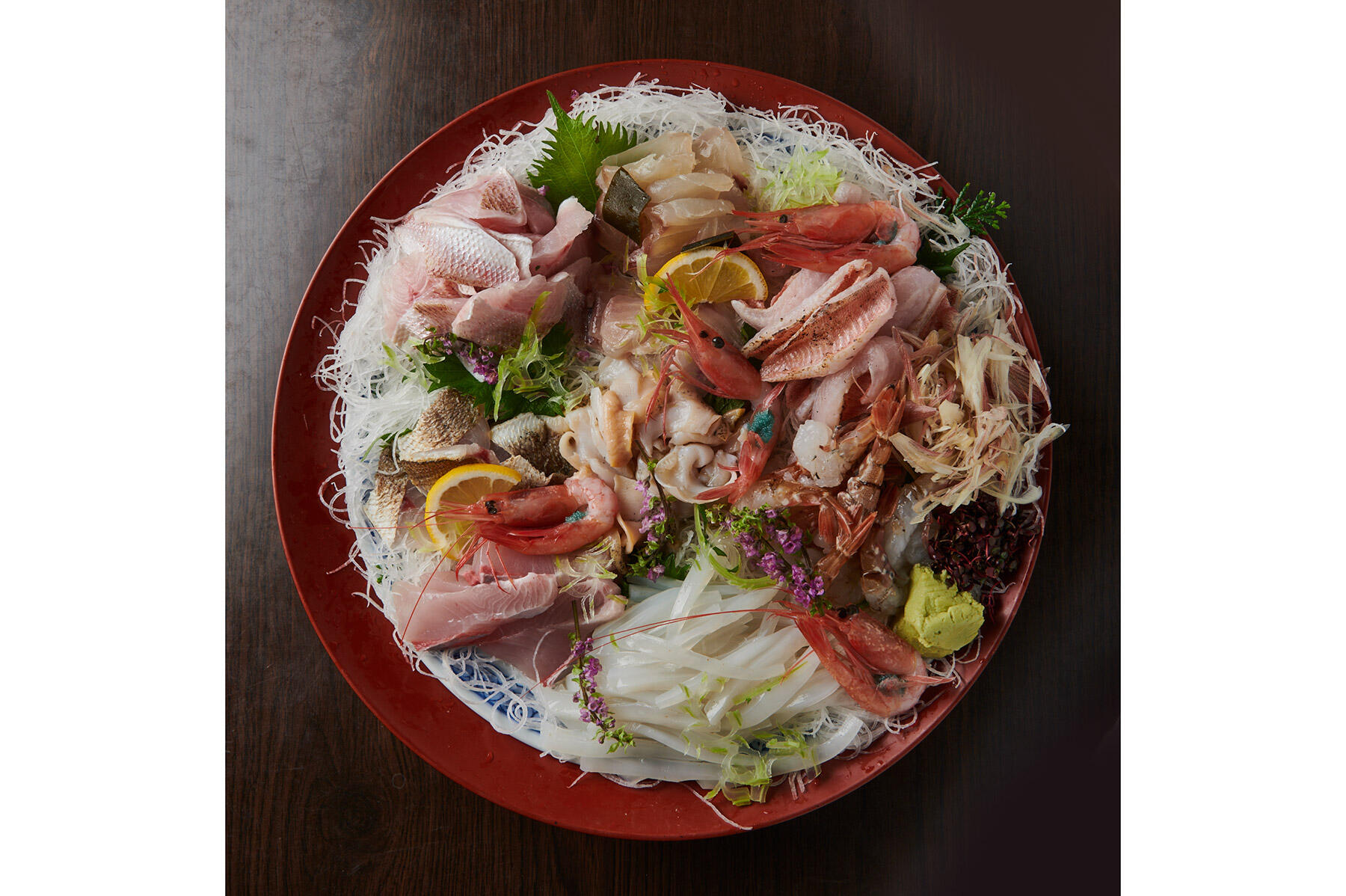 刺身の盛り合わせ