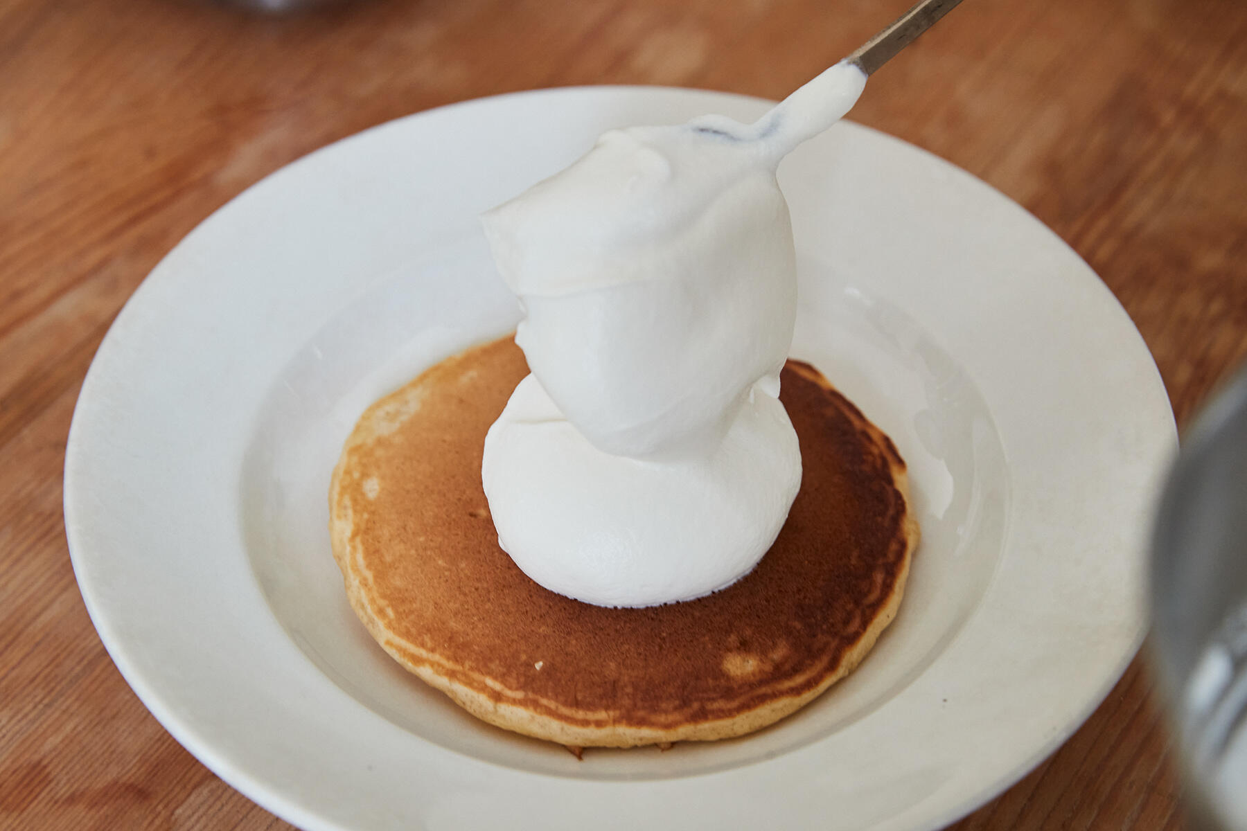 パンケーキを焼く