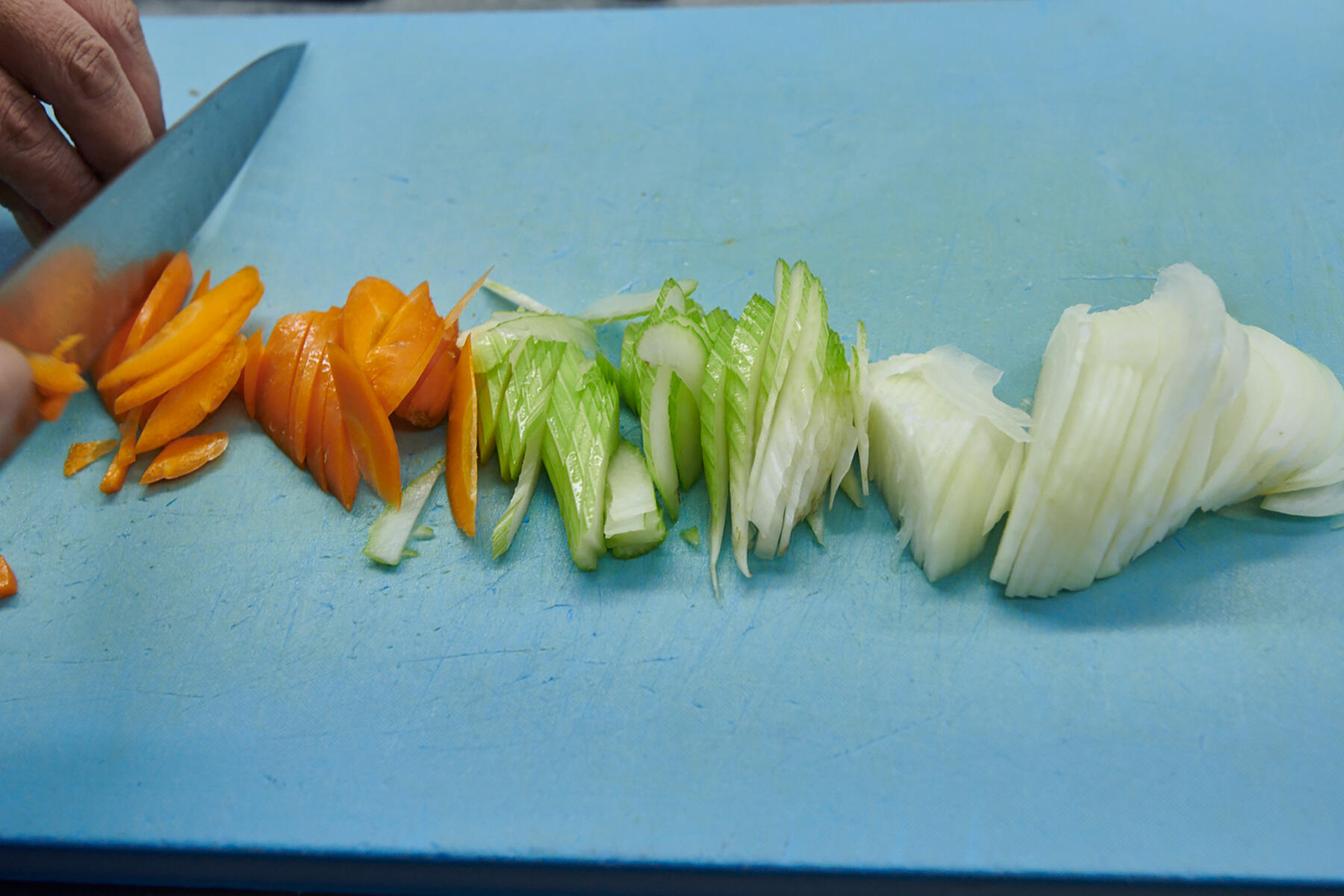 香味野菜の下準備