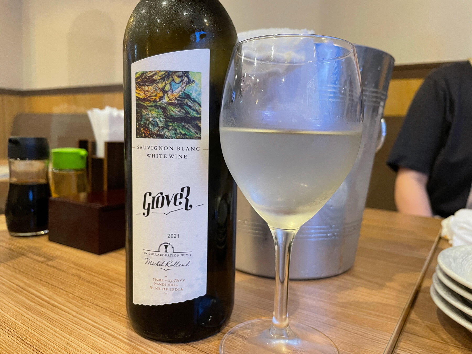 インド産の白ワイン、グローバー・ナンディヒルズ・ソーヴィニヨン・ブラン